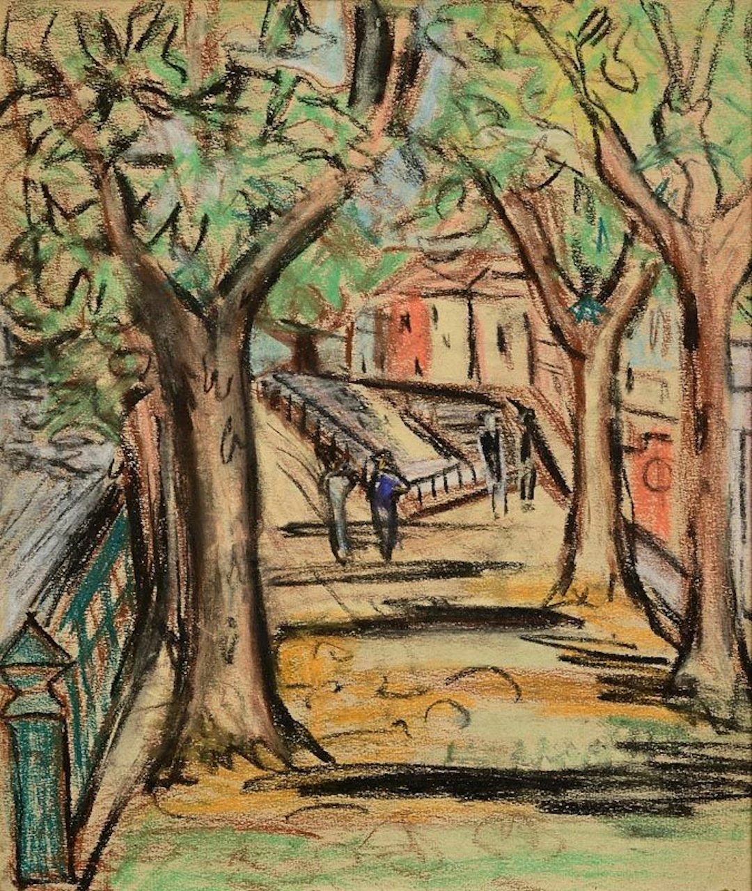 Evie Hone (1894-1955) In the Ardche, France
