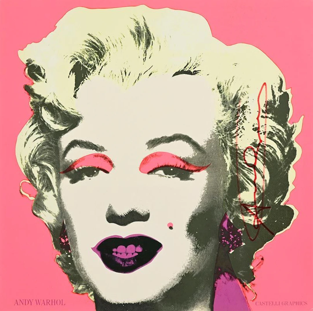 Andy Warhol (1928-1987) American Marilyn (Announcement Castelli Graphics 1981)