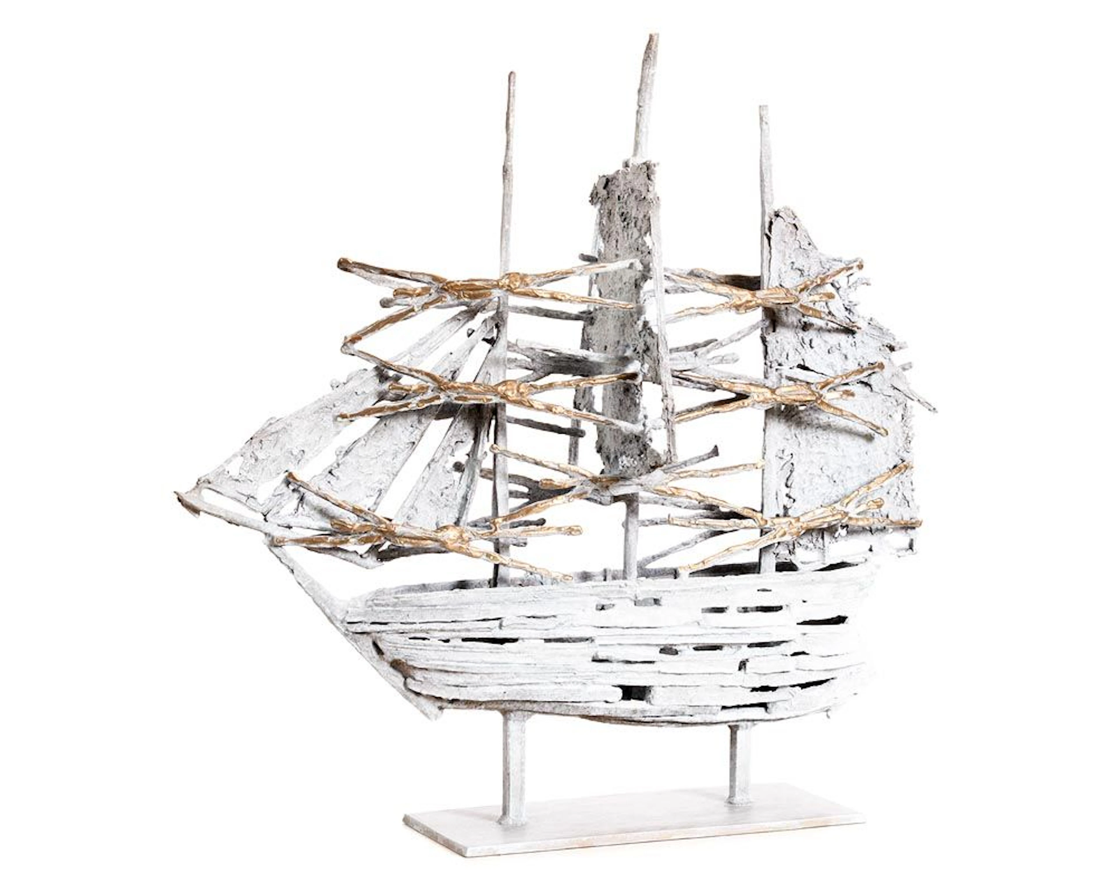 John Behan (b.1938) Westport Famine Ship (2016)