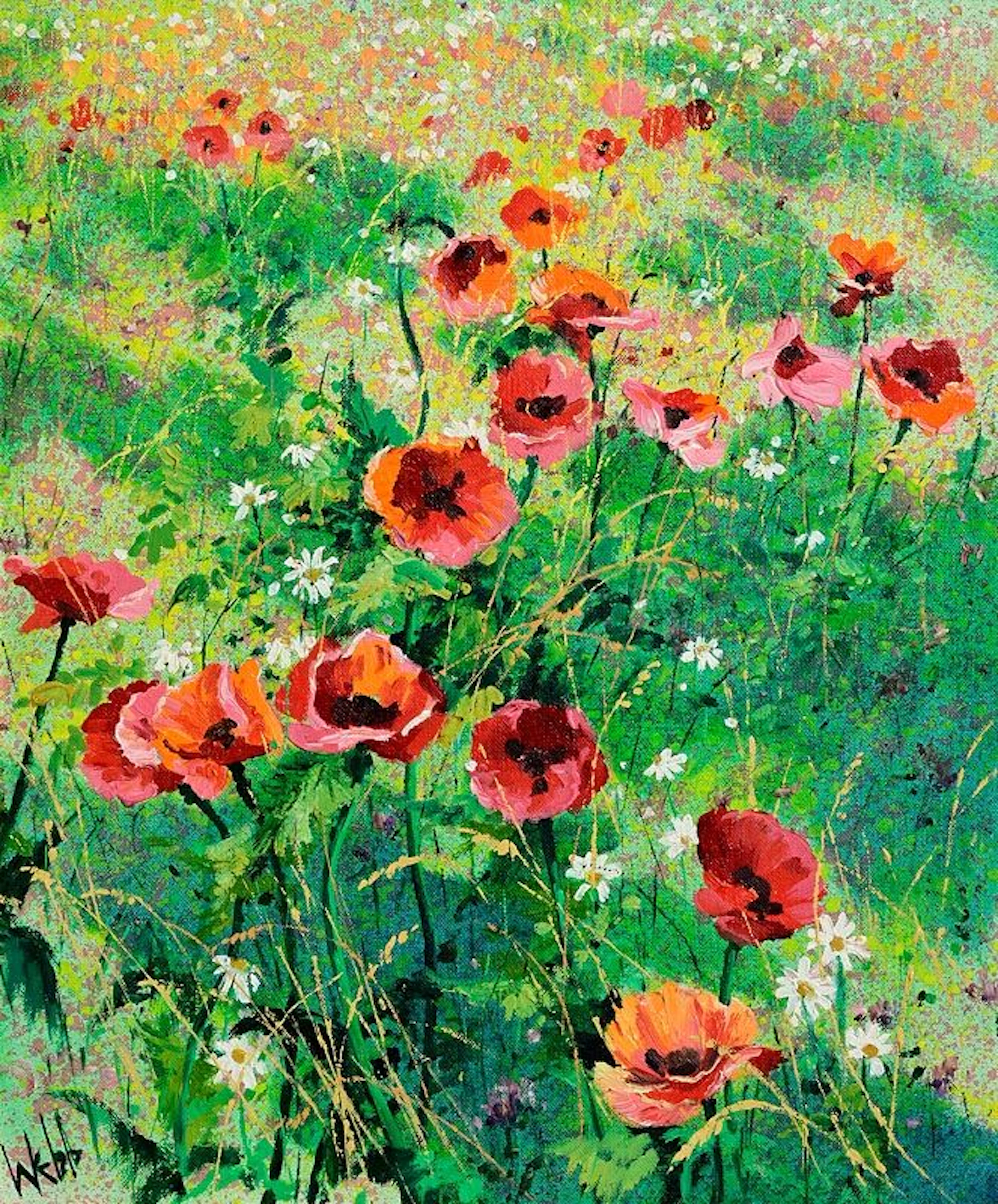 Kenneth Webb (b.1927) Dancing Poppies