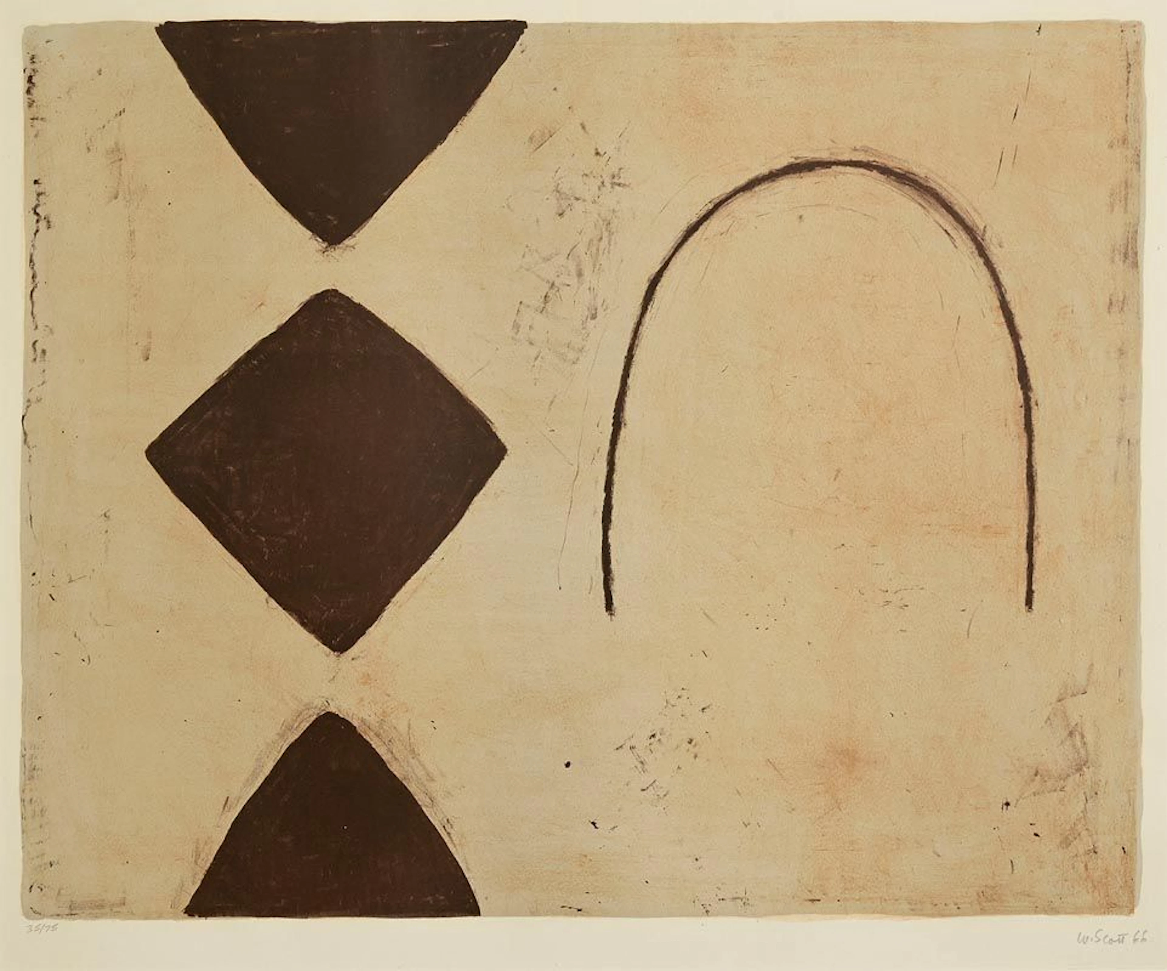 William Scott (1913-1989) Odeon Suite IV (1966)