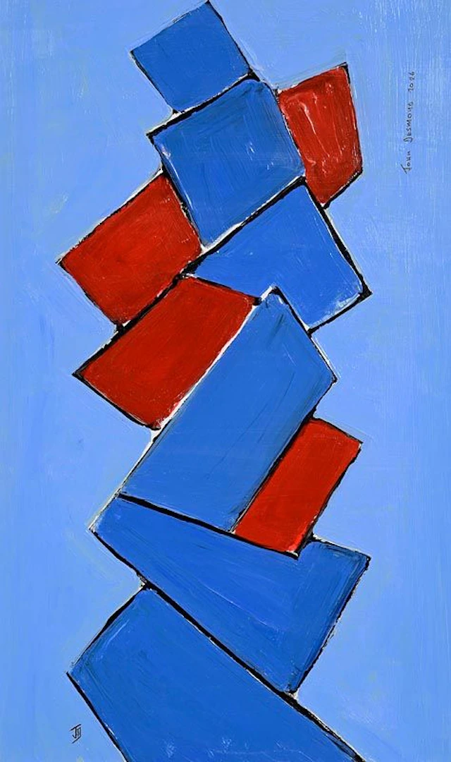 John Desmond (b.1950) Can We Operate Outside Our Boxes? (2026)