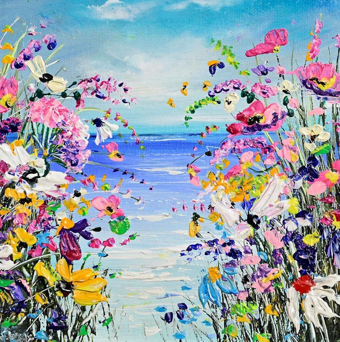 Evelina Vine (20th/21st Century) Coastal Flowers (2023)