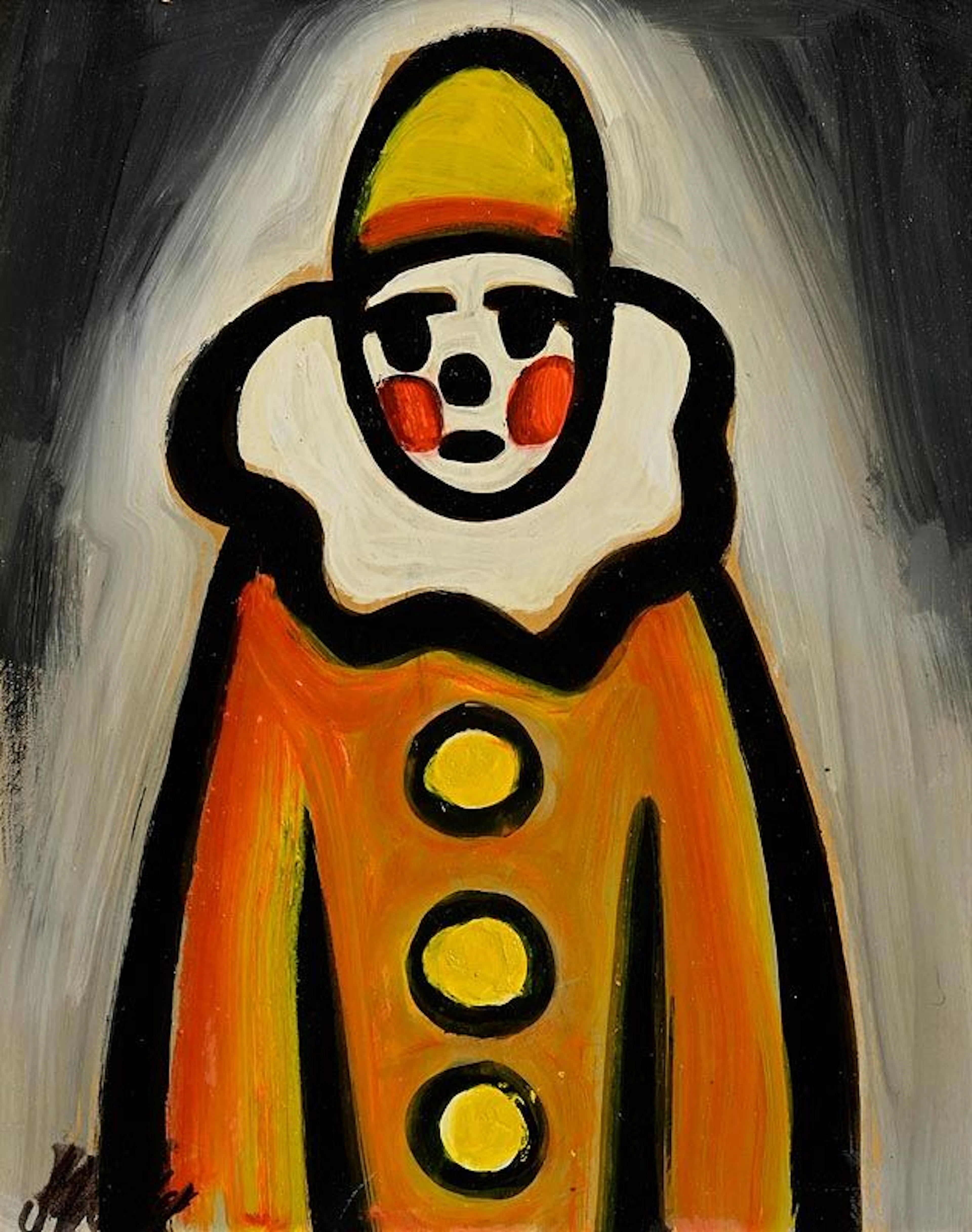 Markey Robinson (1918-1999) Clown