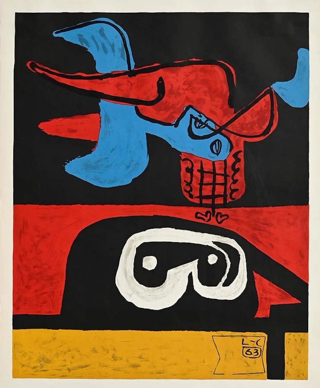 Le Corbusier (1887-1965) Otherworldly (1963)