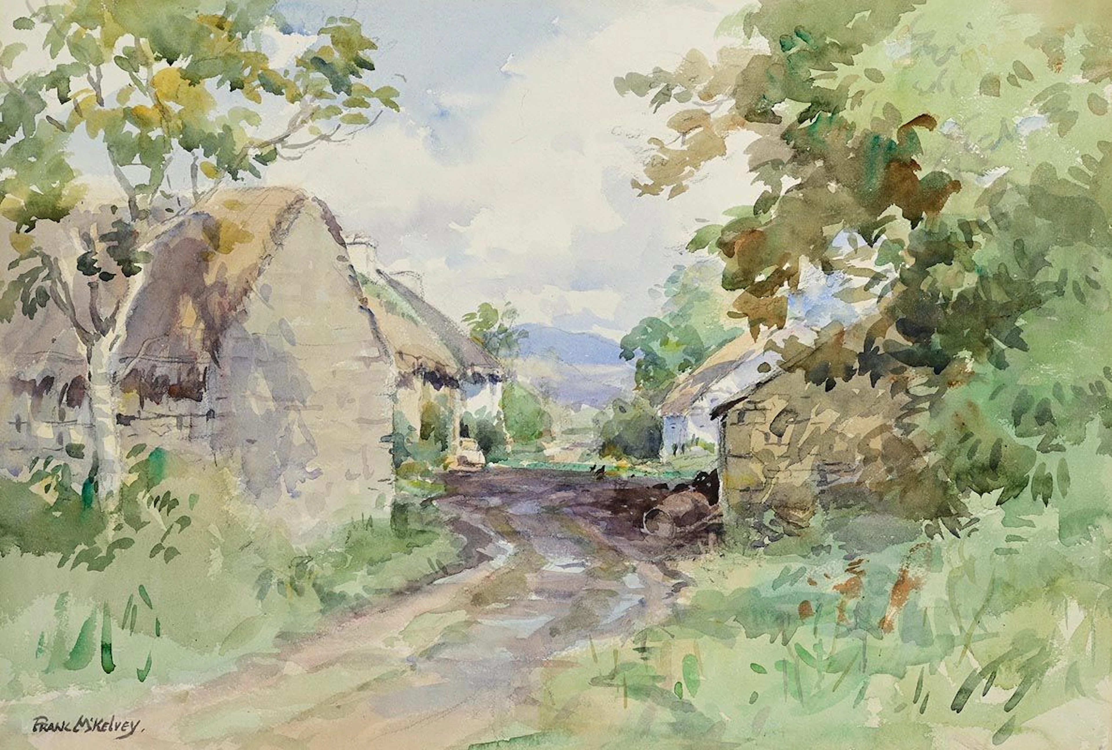 Frank McKelvey (1895-1974) Near Rathmullan, Co. Donegal