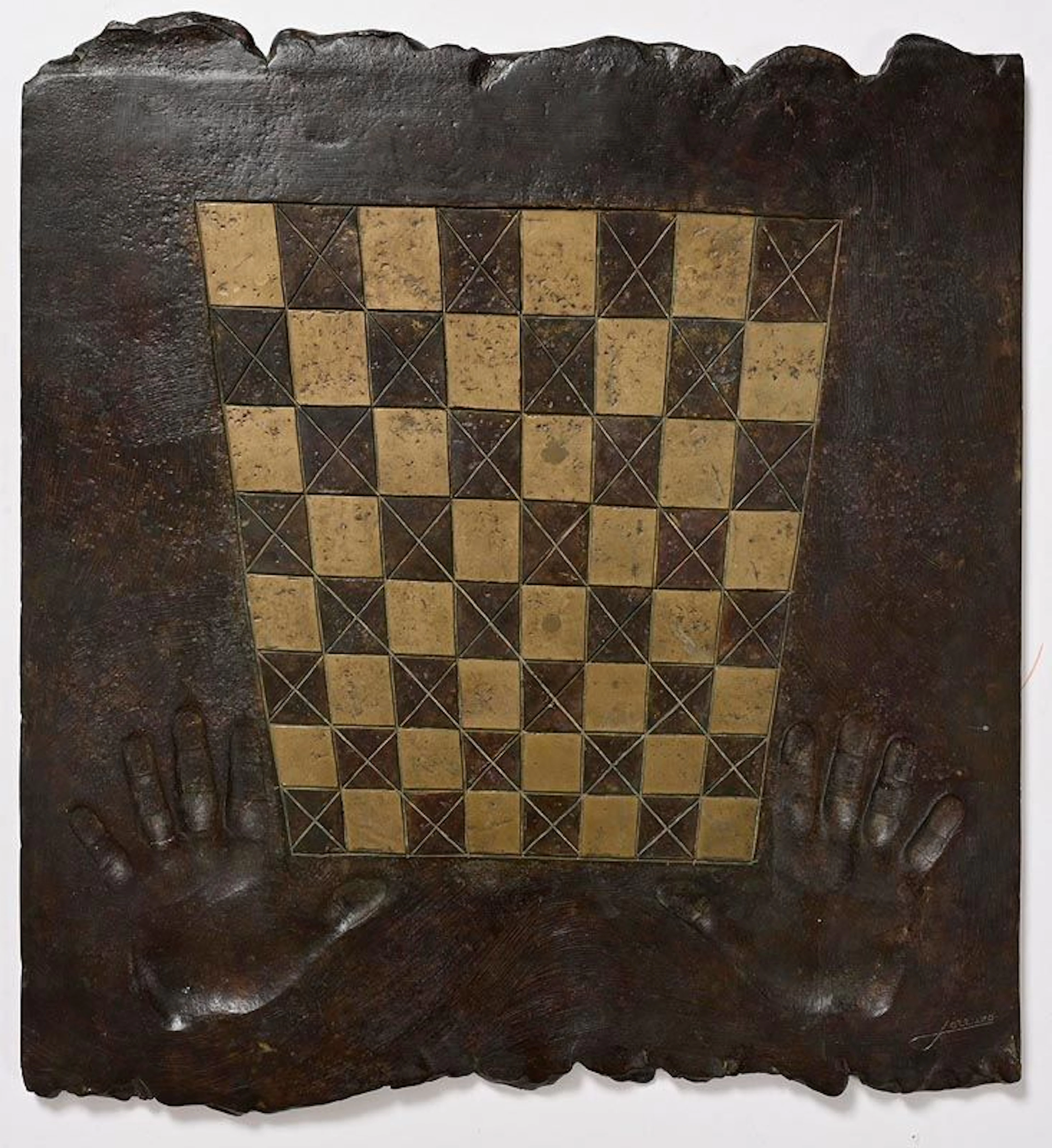 Lorenzo Quinn (b.1966) Chess Board