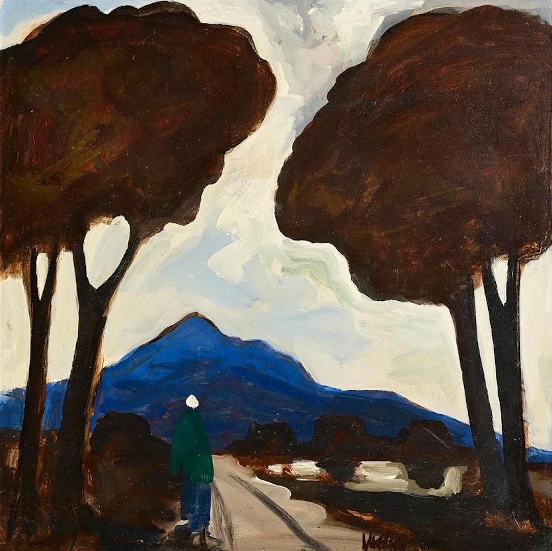 Markey Robinson (1918-1999) Mountain Peak - The Visit