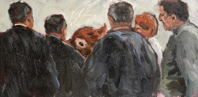 Christine Thery (20th/21st Century) Eying the Judges (2005)