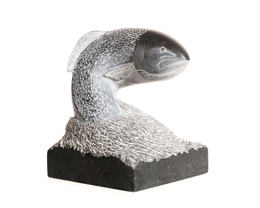 Martin Lyttle (20th/21st Century) Leaping Salmon (2024)