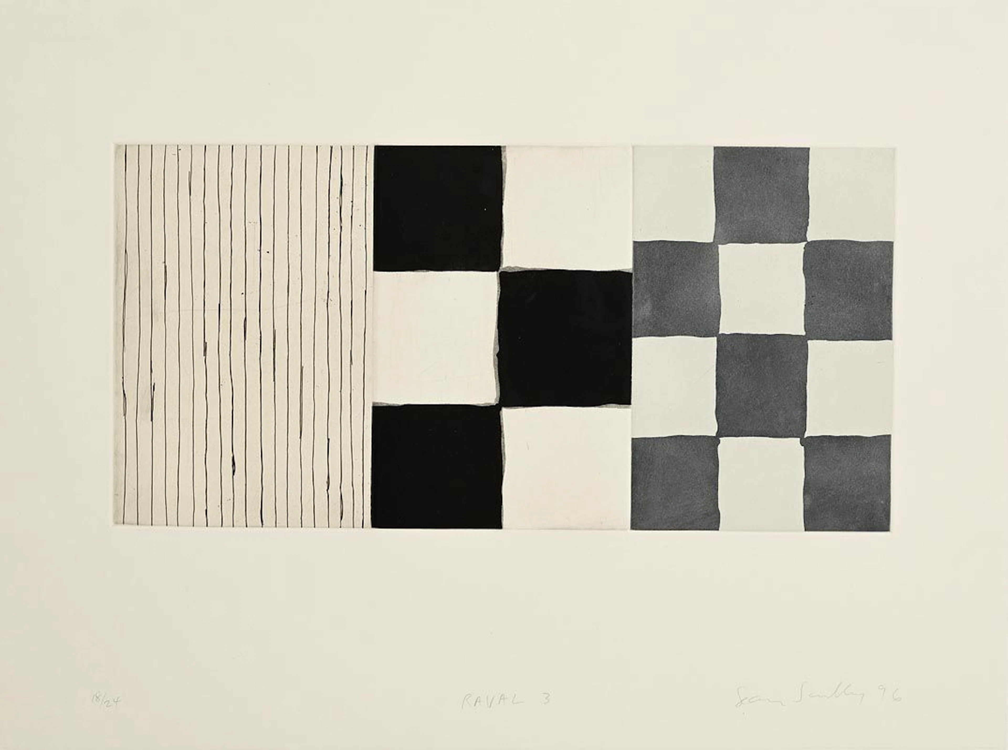 Sean Scully (b.1945) Raval 3 (1996)