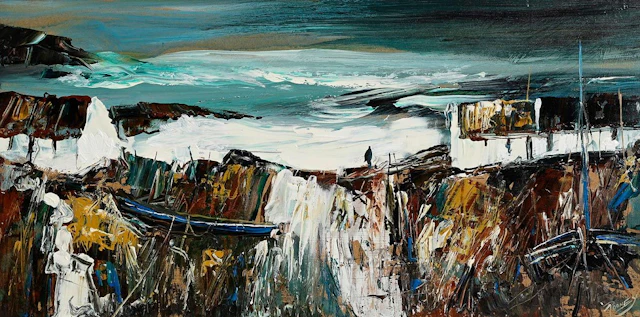 J.P. Rooney (b.1950) Personal Storm, Malin Head