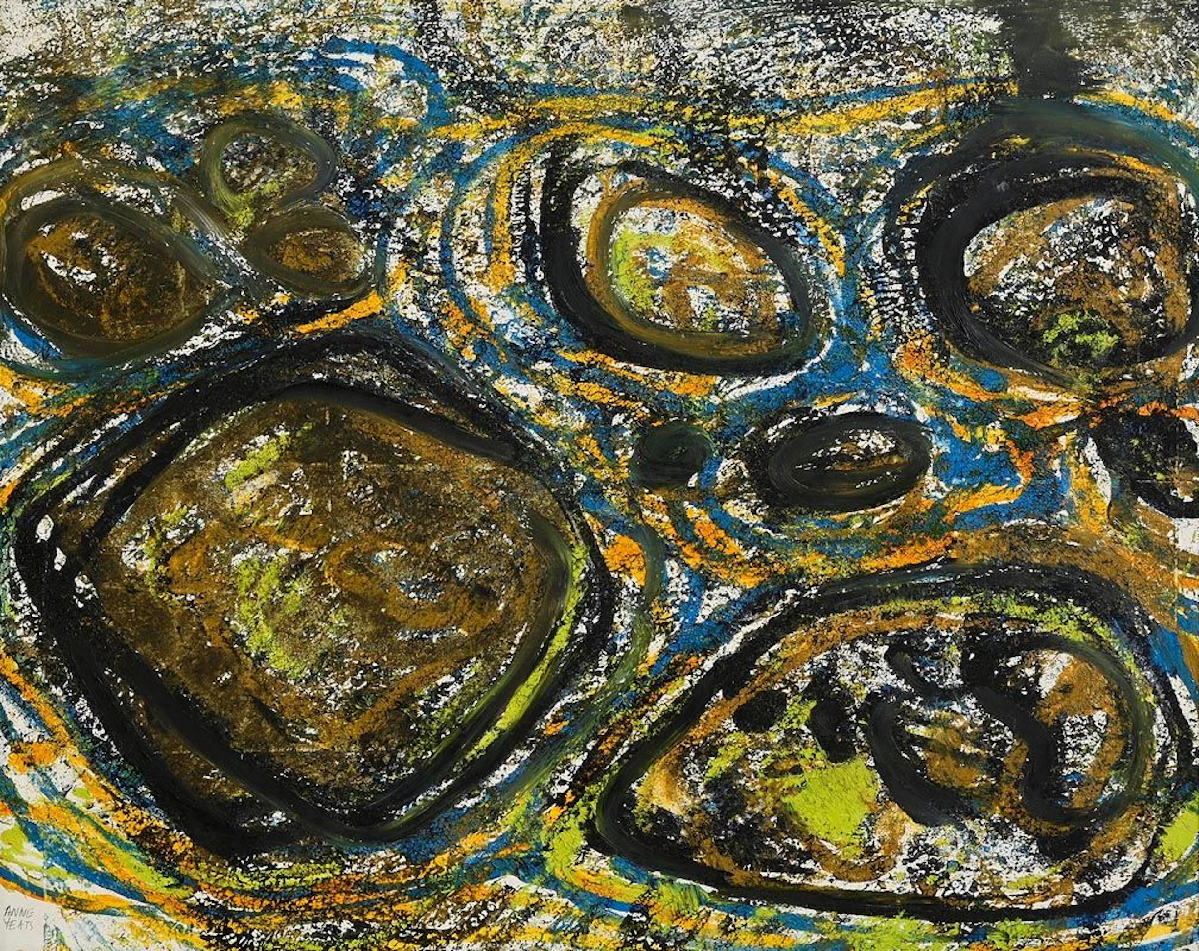 Anne Yeats (1919-2001) Stones in a River