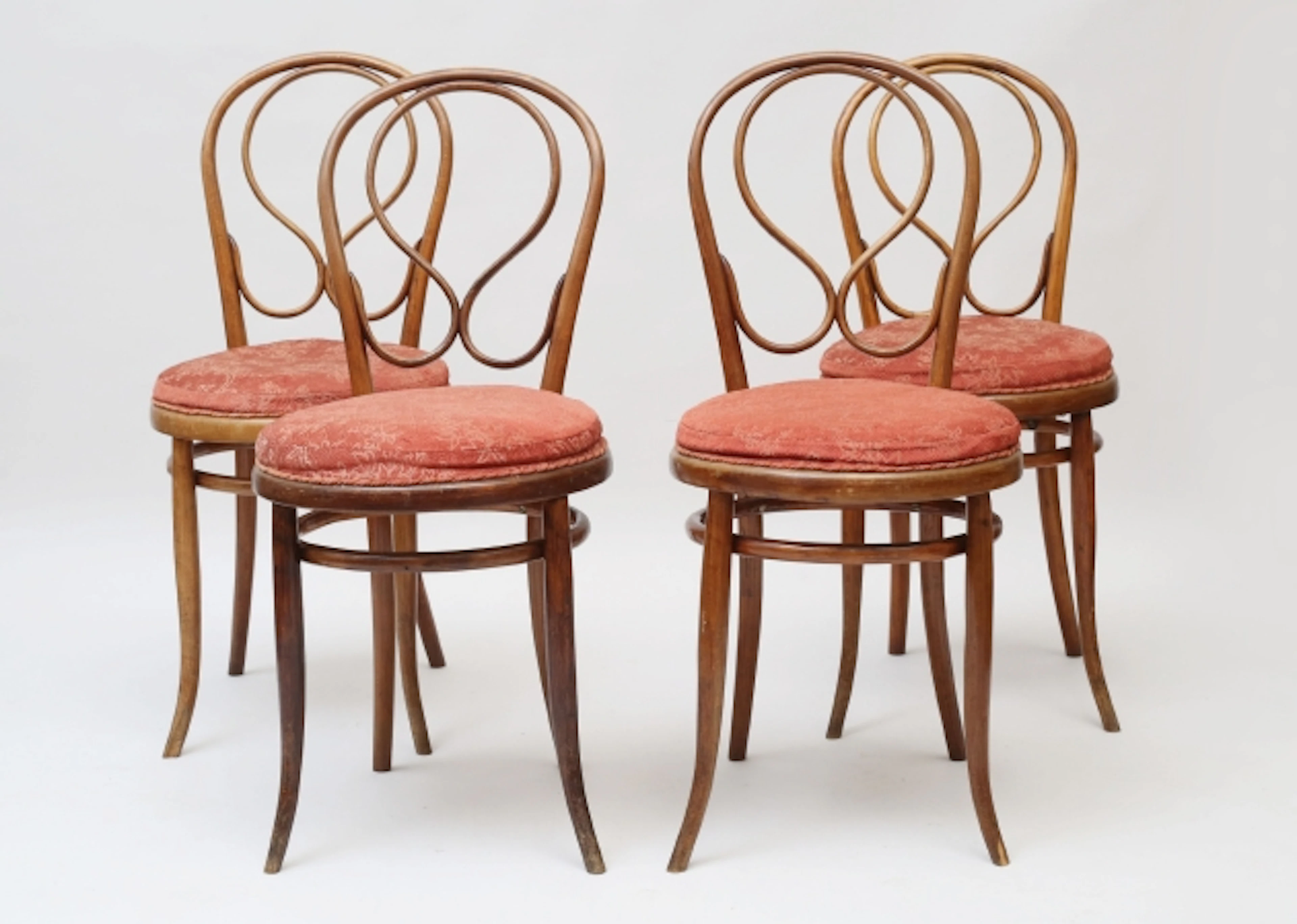 Stolar 4 stycken Thonetstil c.1900