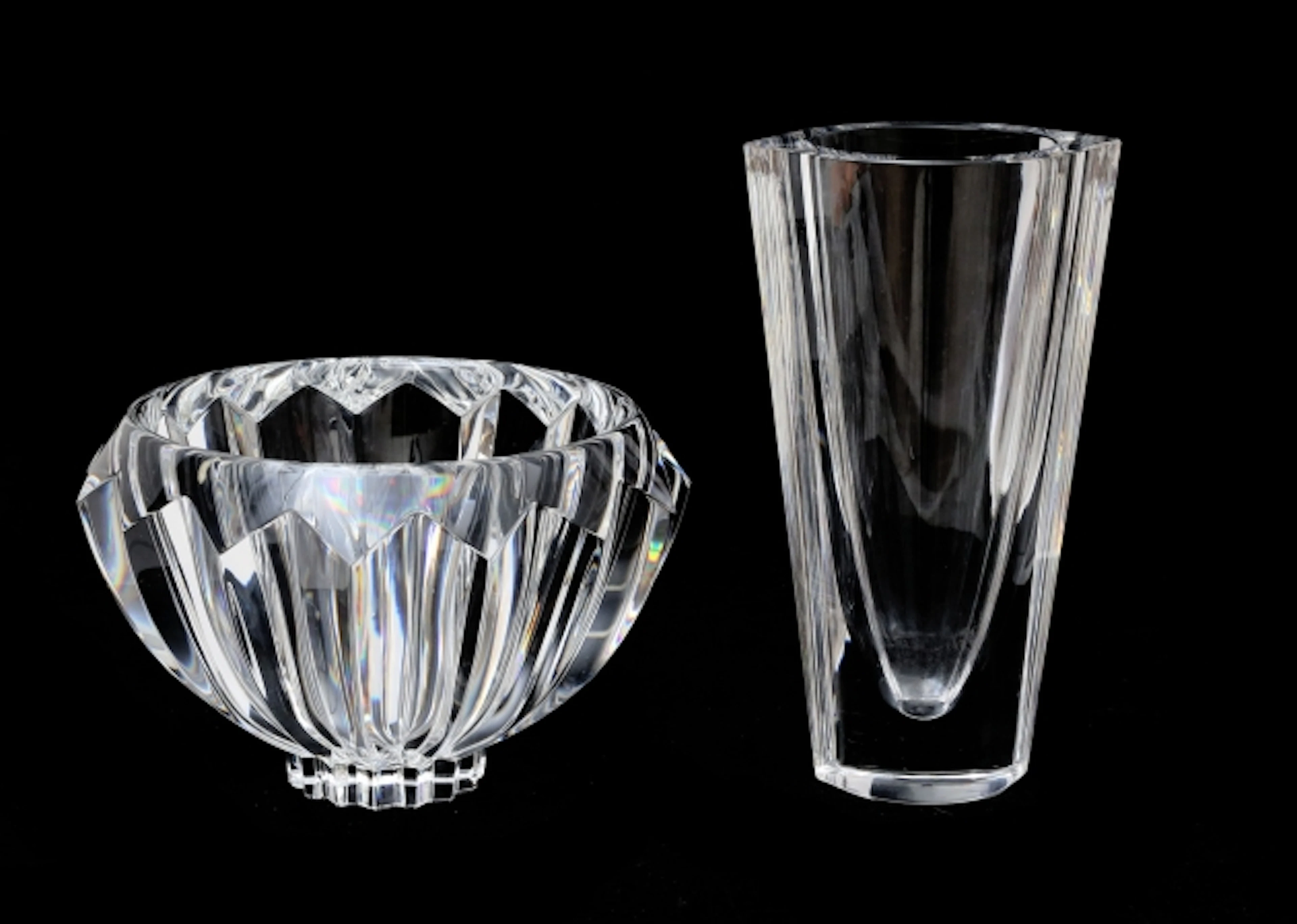 Orrefors konstglas 2 delar