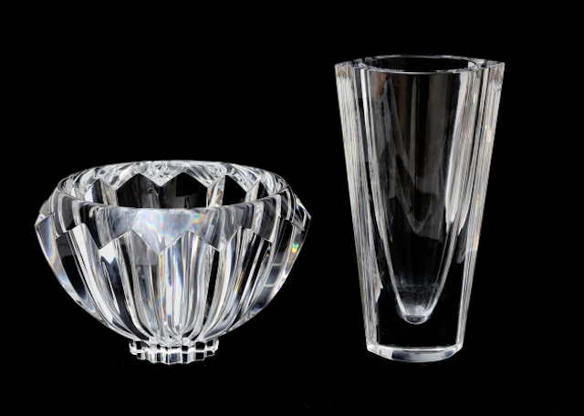 Orrefors konstglas 2 delar