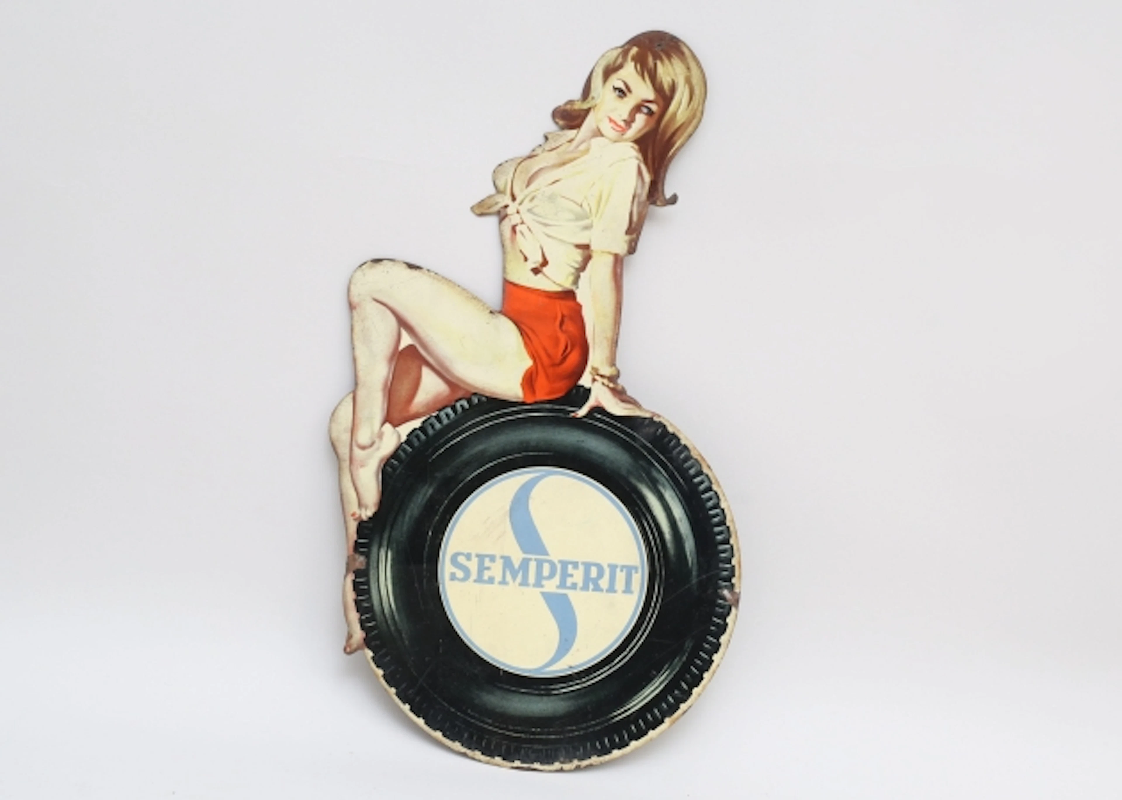 Pin-up reklamskylt