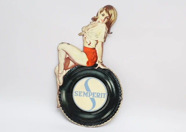 Pin-up reklamskylt
