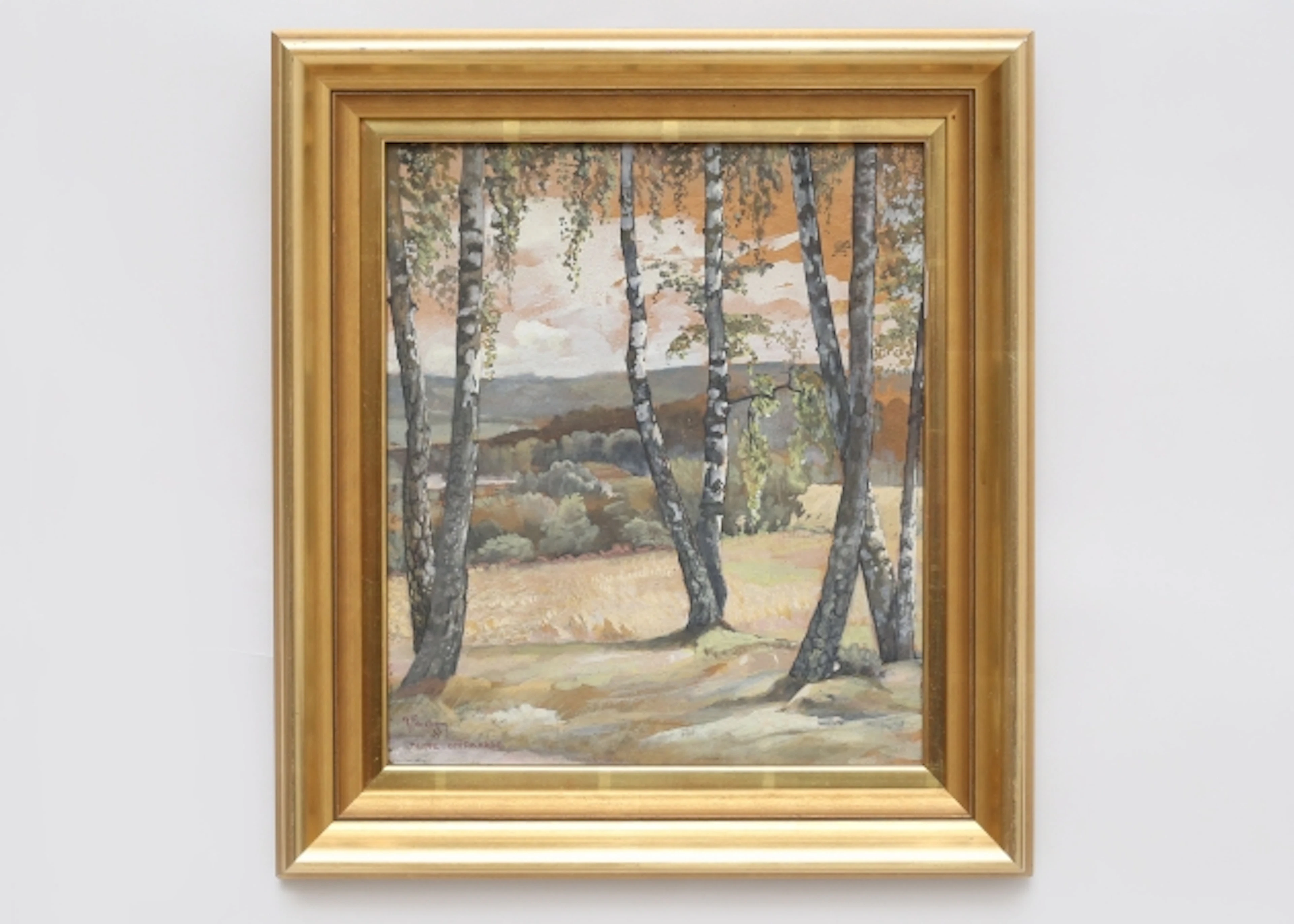 Gustaf Fogelberg gouache