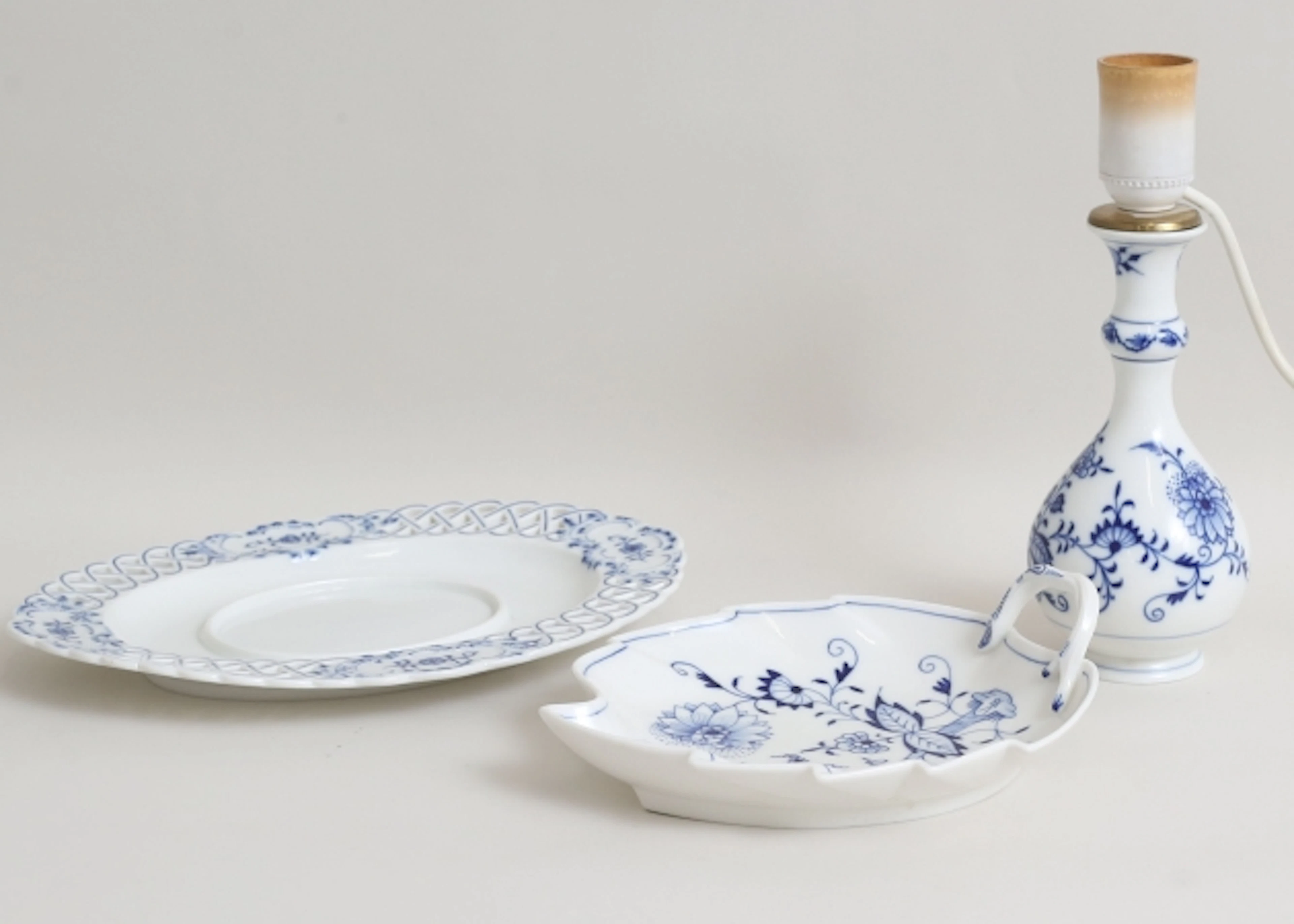 Meissen 3 delar Tyskland 1900-tal