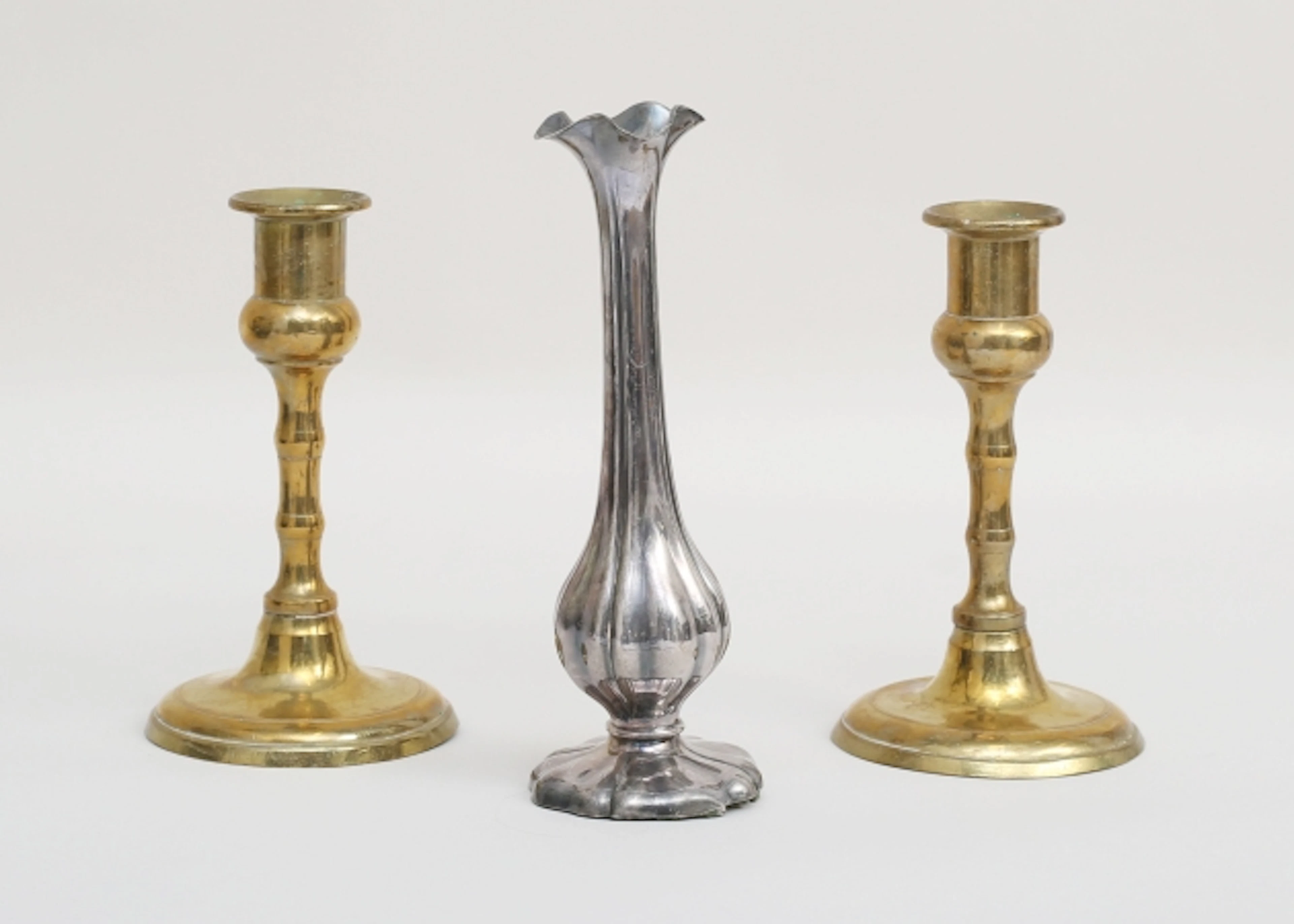 Vas rokokostil silver