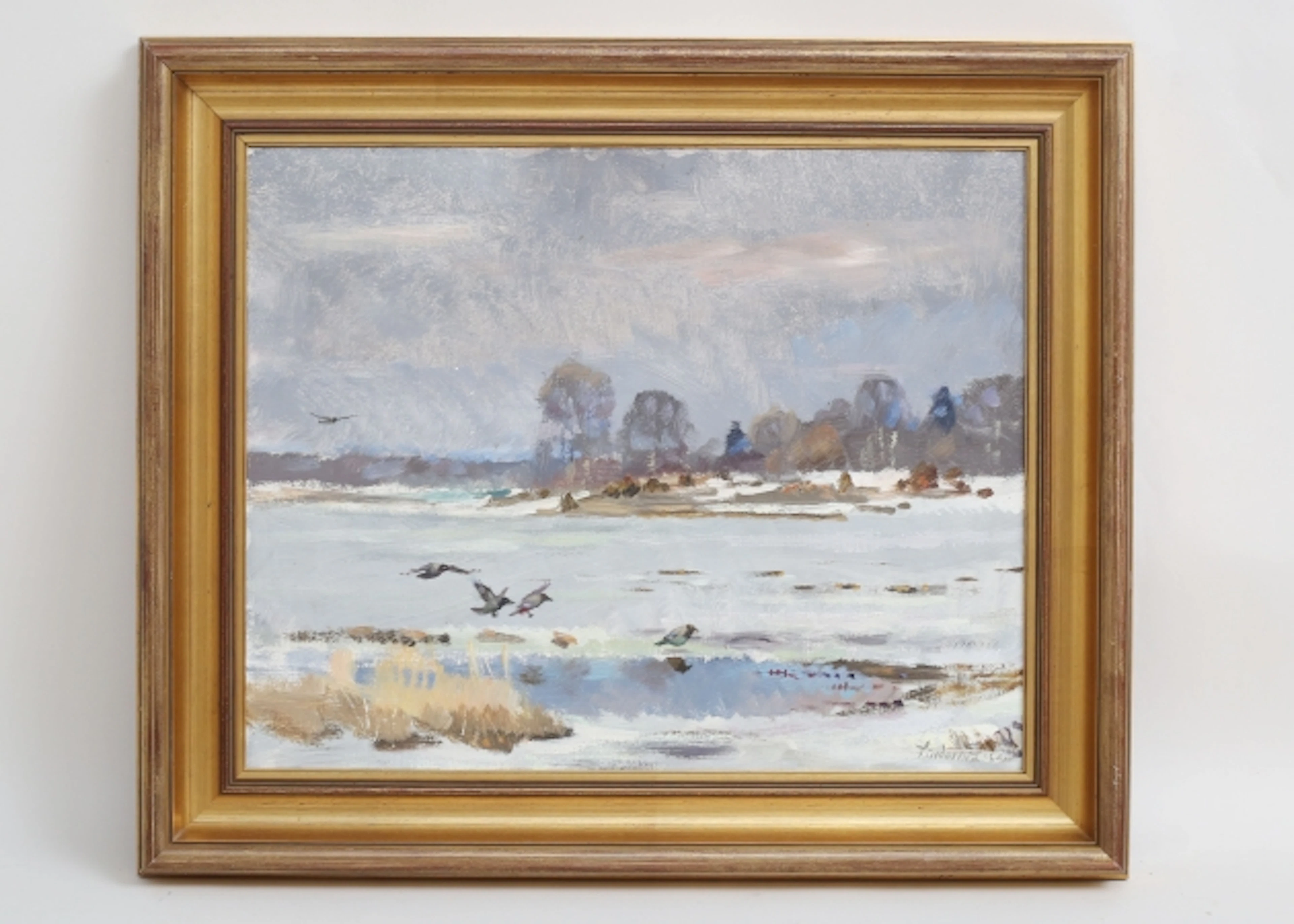 Lindorm Liljefors oljemålning