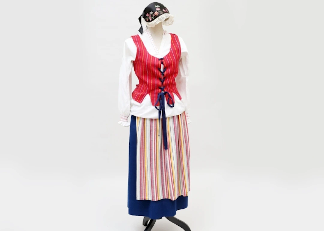 Folkdräkt Alfshög/Vessinge Halland