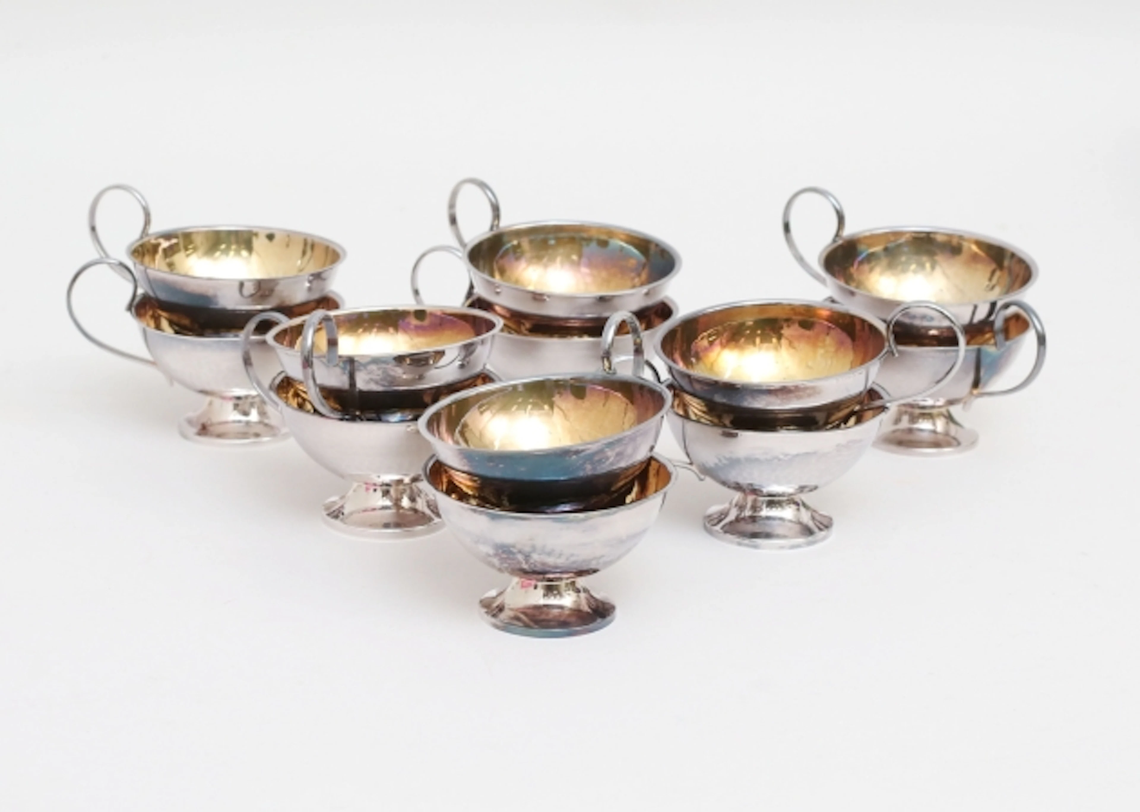 Punschmuggar 12 stycken silver