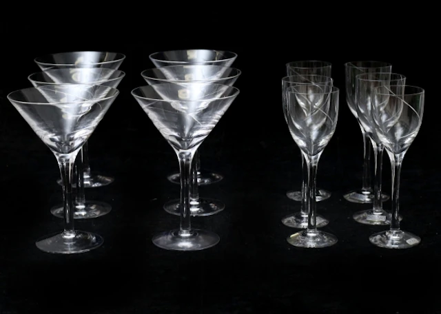 Glas 12 stycken "Line"
