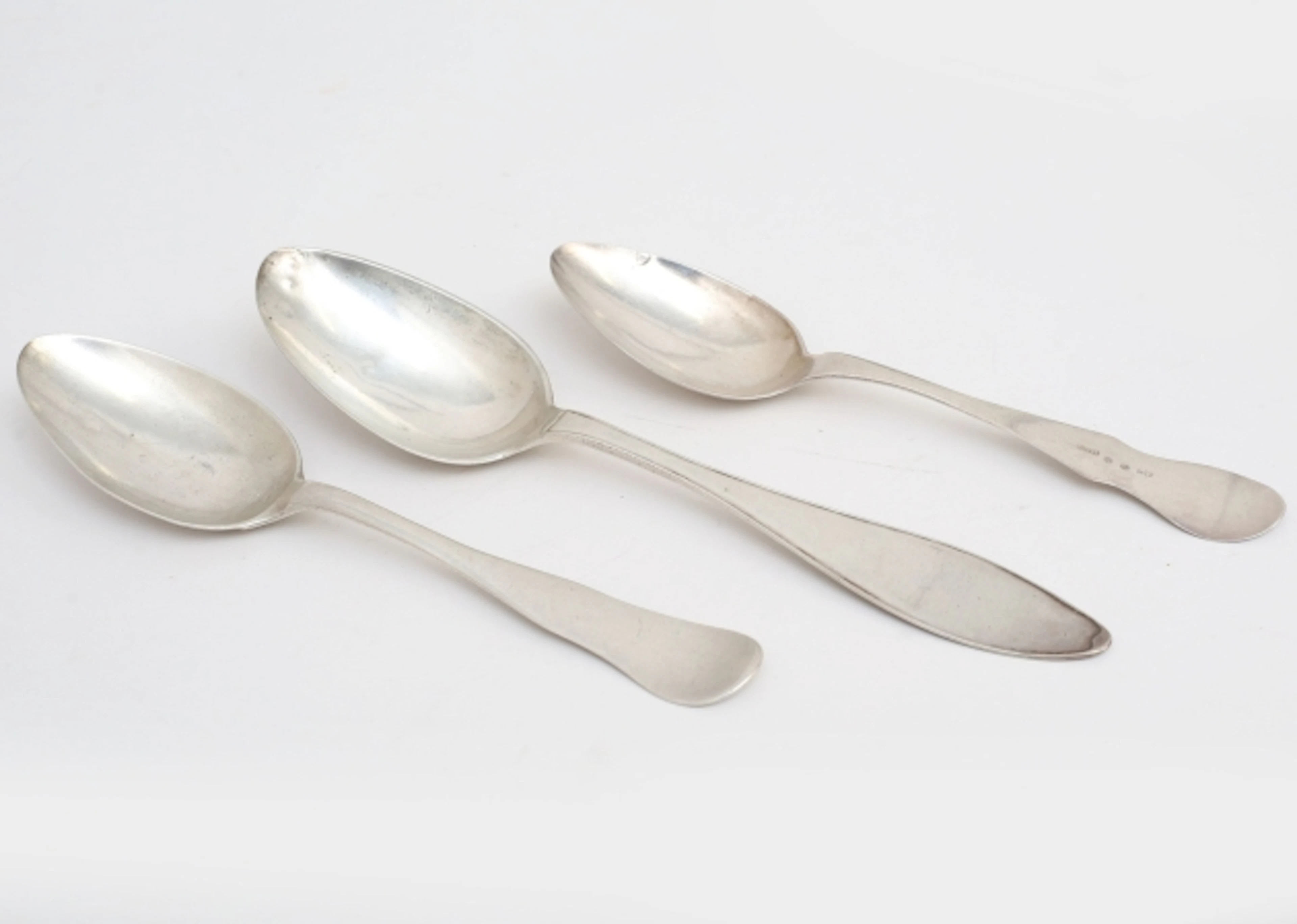 Matskedar 3 stycken silver