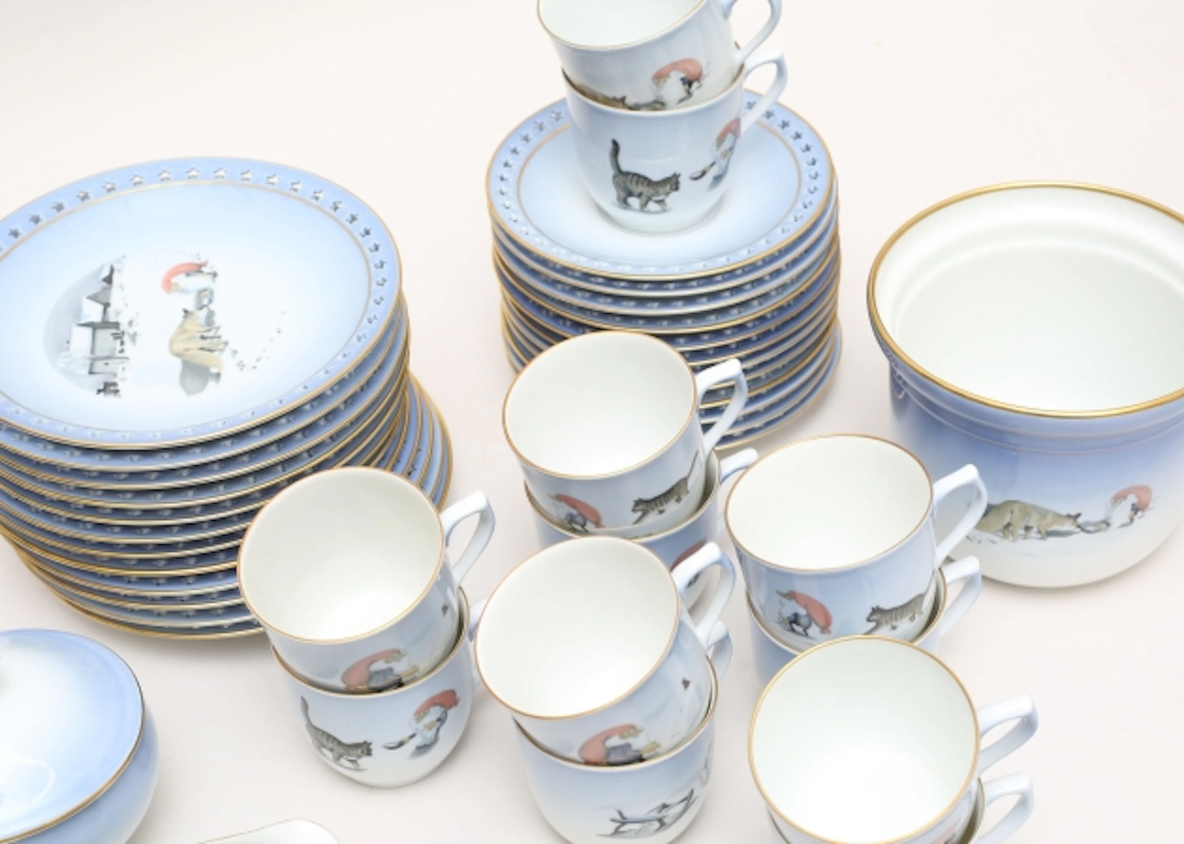 Kaffeservis "Tomten" Harald Wiberg