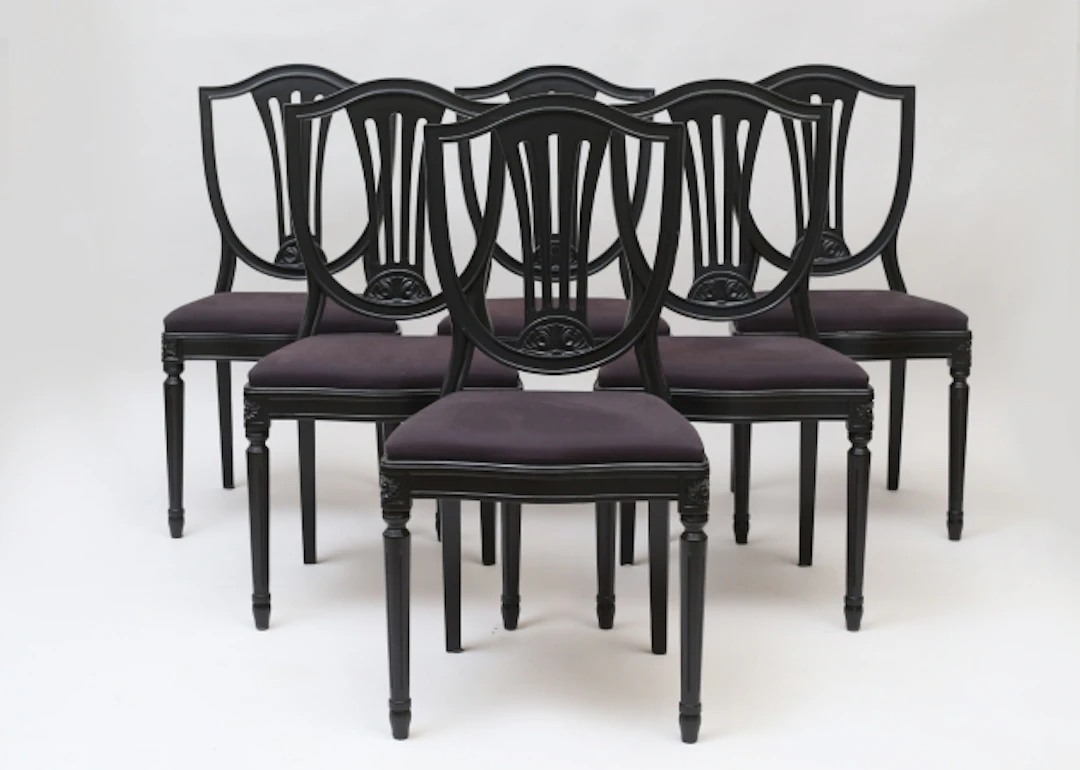 Stolar 6 stycken gustaviansk stil