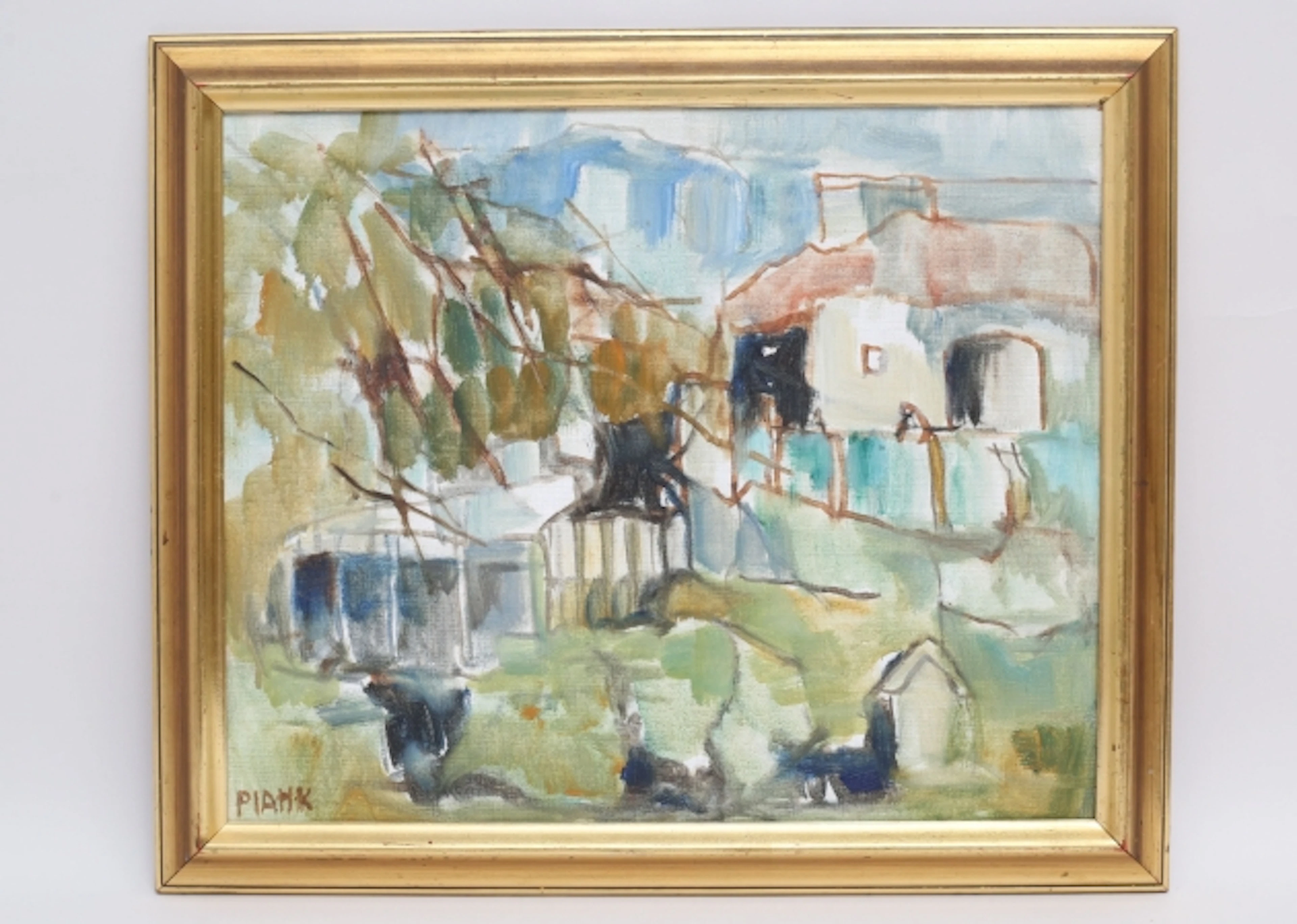 Pia Hesselmark-Campbell oljemålning