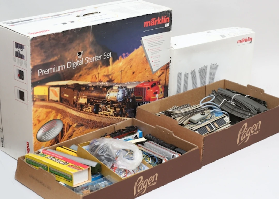 Samling modelltåg Märklin