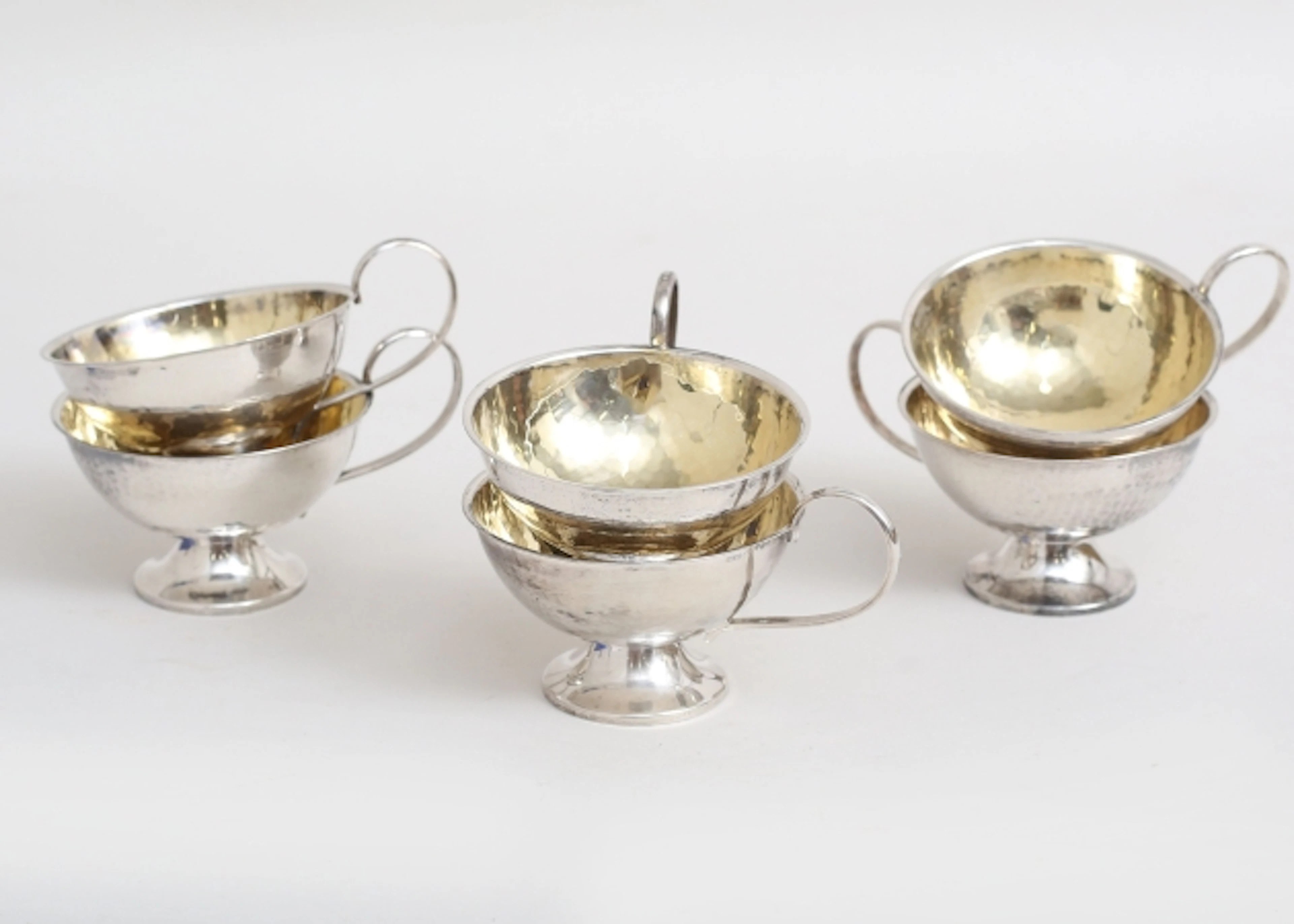 Punschmuggar 6 stycken silver