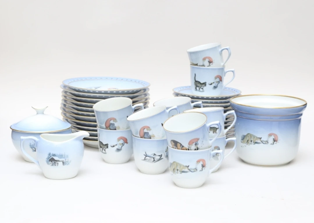 Kaffeservis "Tomten" Harald Wiberg