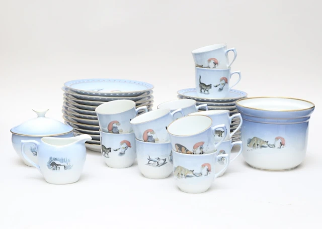 Kaffeservis "Tomten" Harald Wiberg