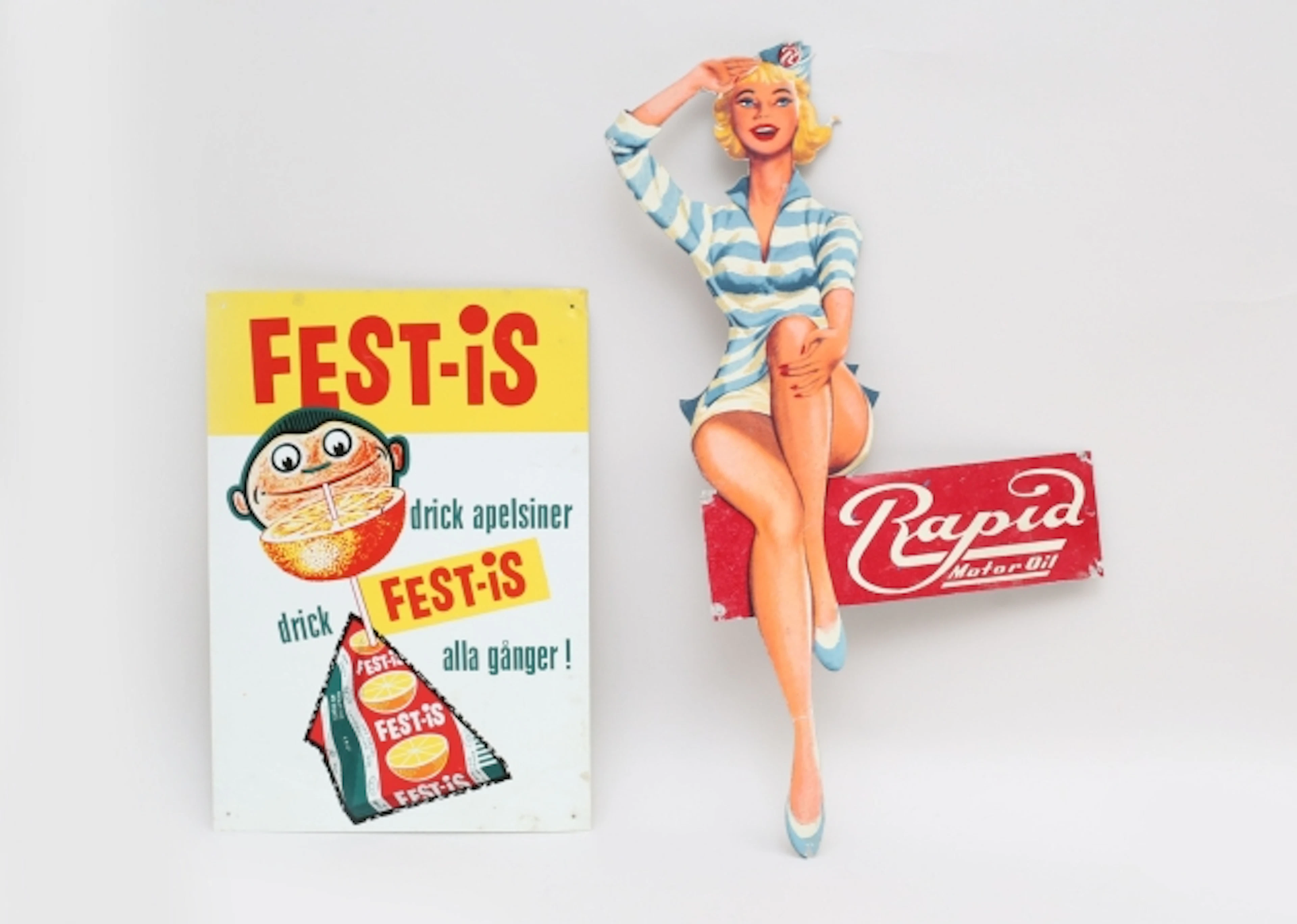 Reklamskyltar 1950/60-tal