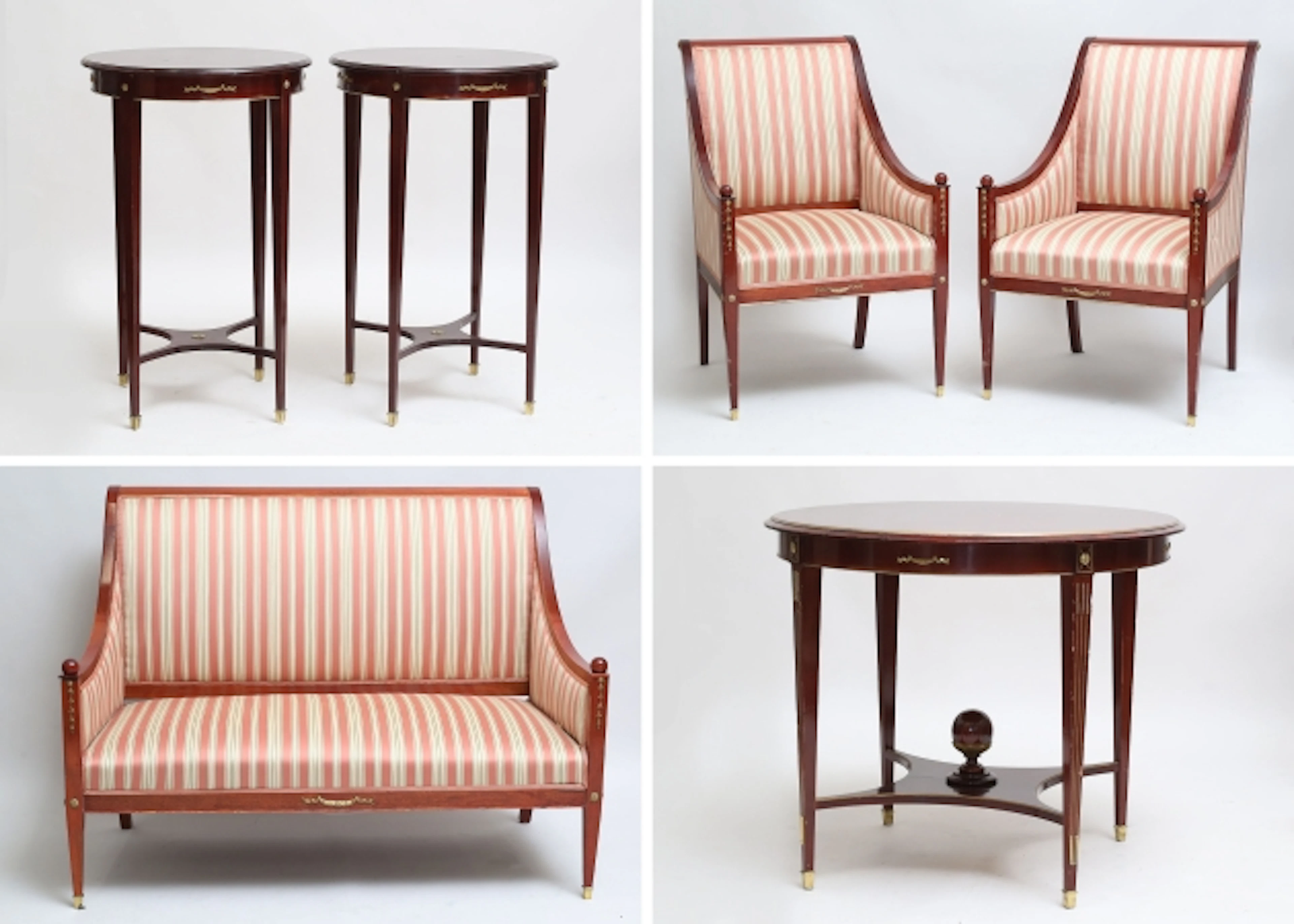 Salongsgrupp 6 delar empirstil c.1900