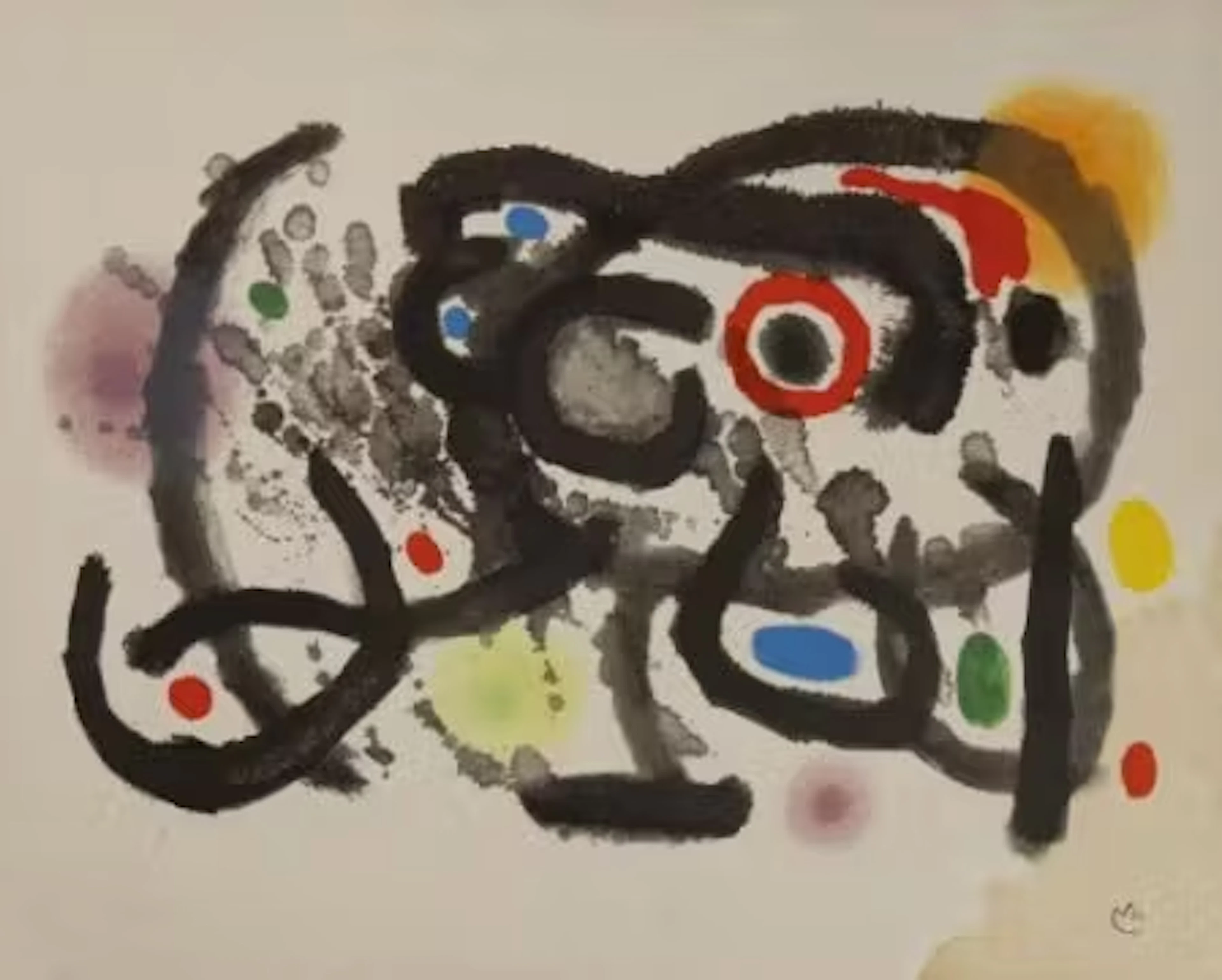 Miró, Joan: Blatt aus "Derrière le Miroir" 123