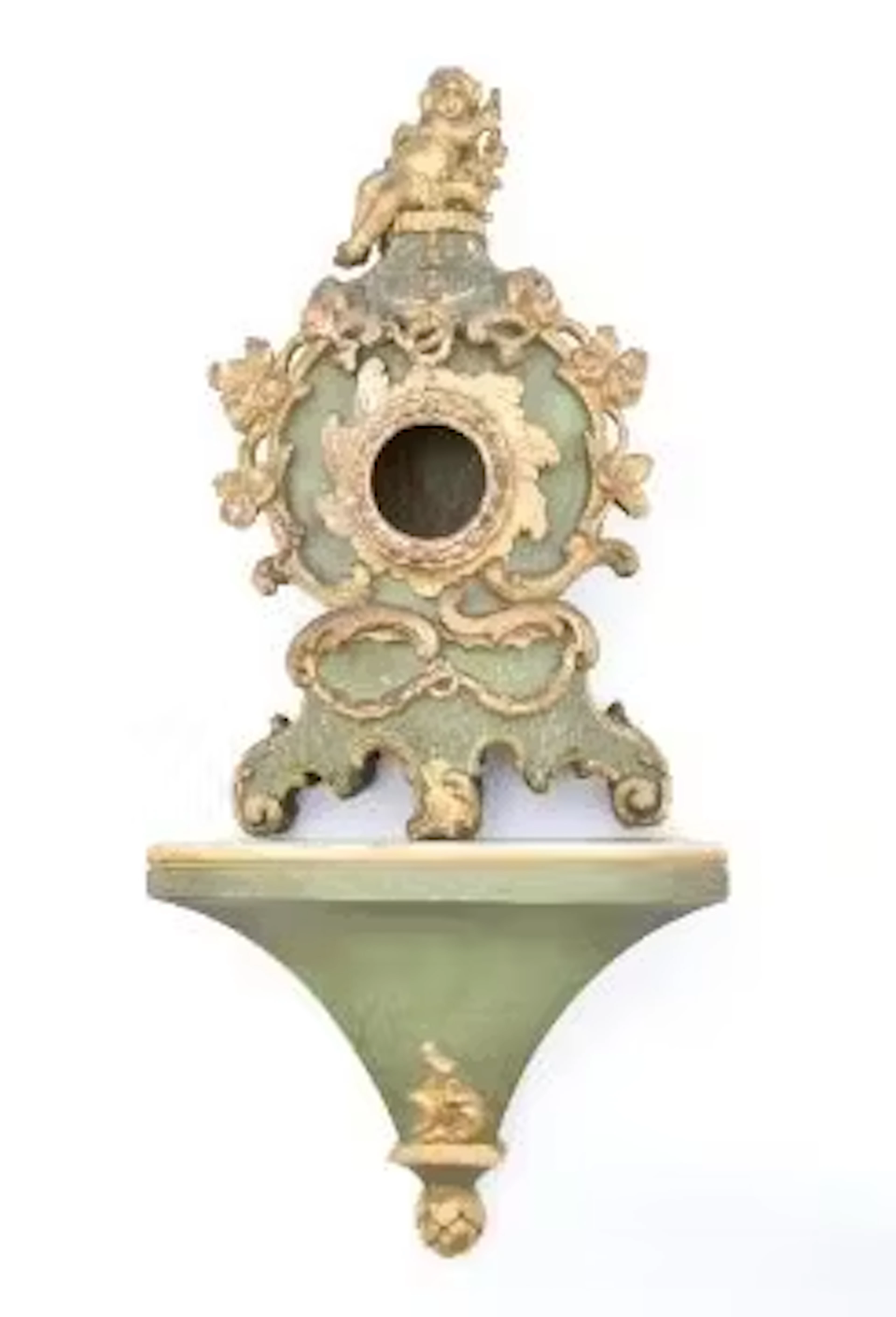 Opulenter Taschenuhrenständer mit Konsole, Deutschland, um 1770