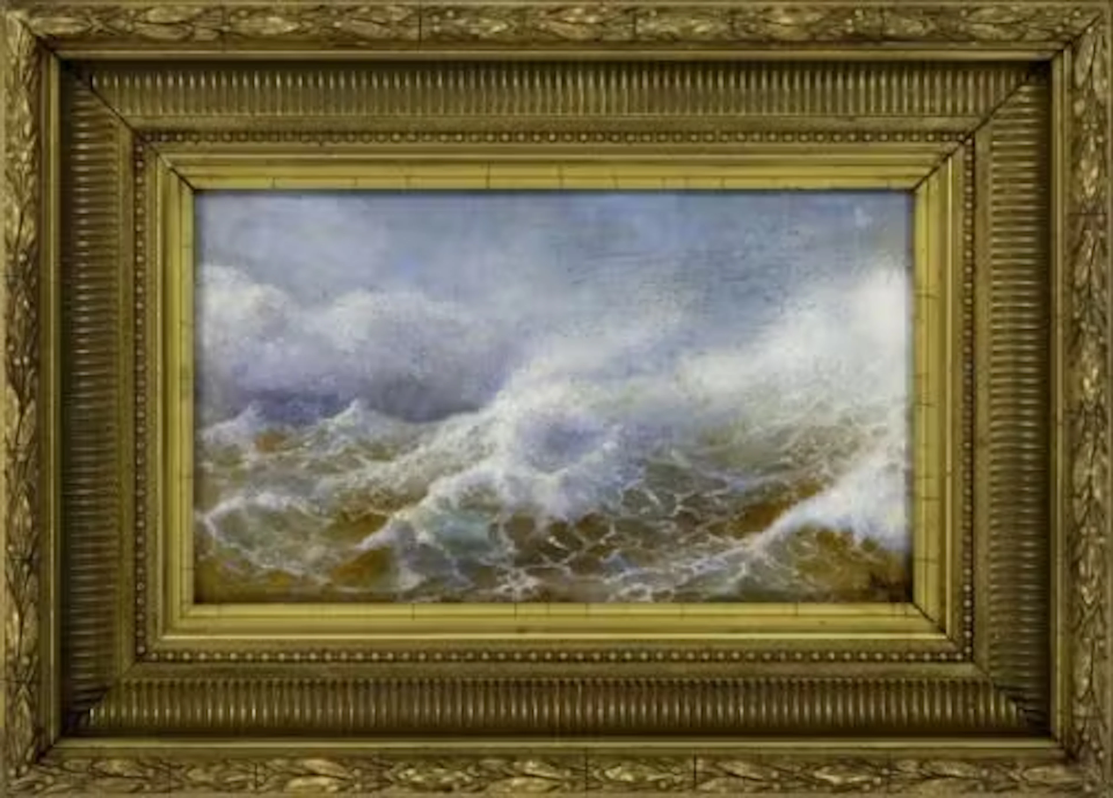 Aivazovsky, Ivan Constantinovitch (Attrib.), Gischt auf stürmischer See