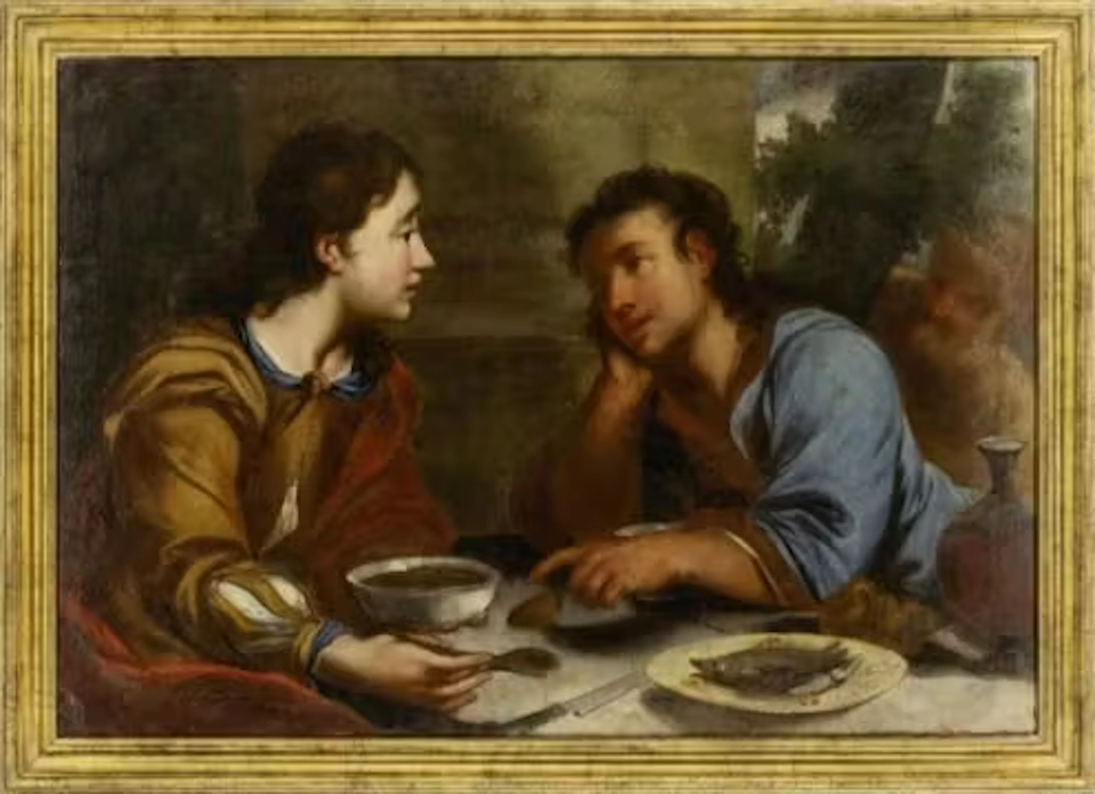 Ferrari, Giovanni Andrea De (Attrib.): Tobias und Sara beim Hochzeitsmahl