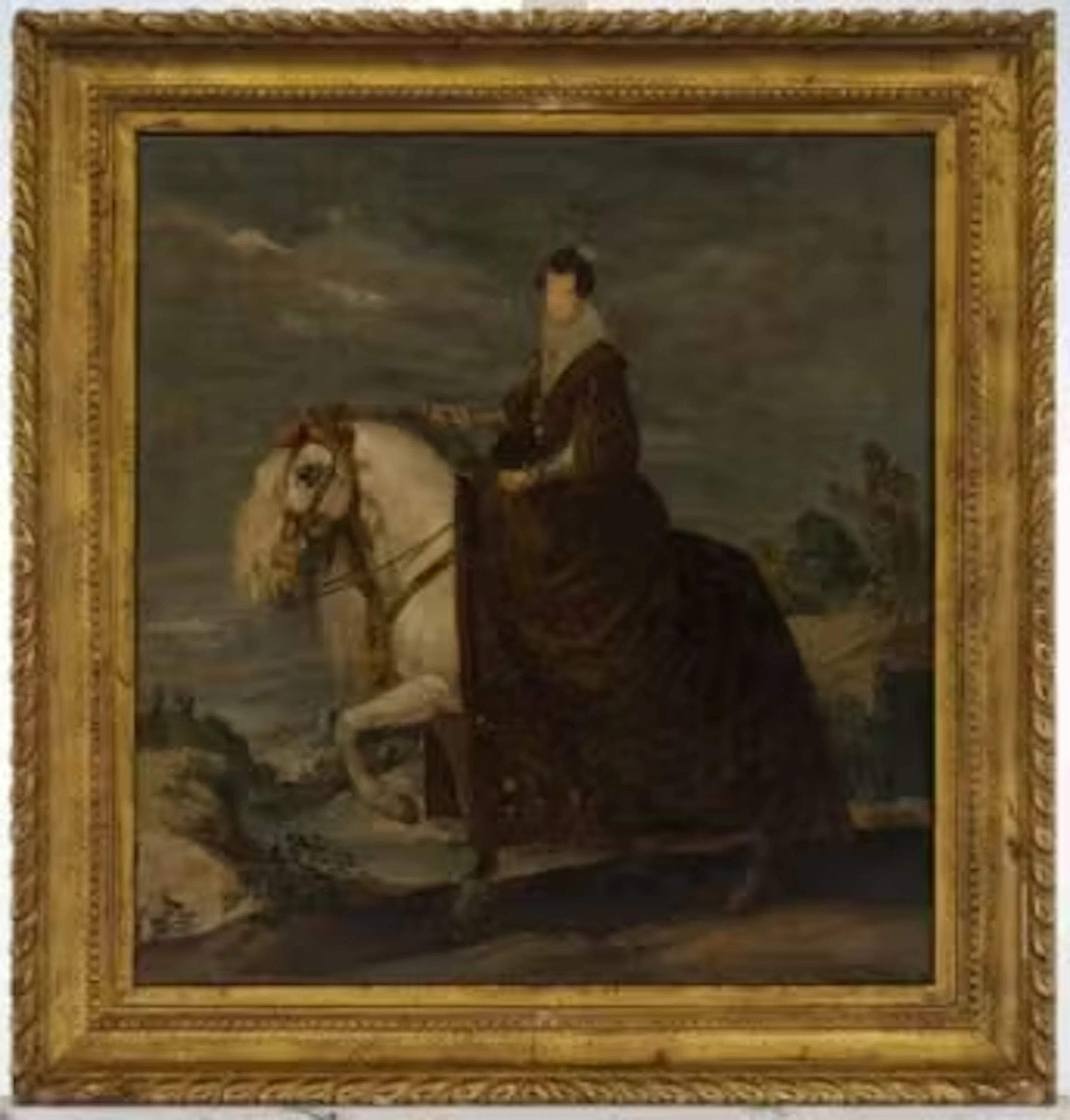 Velázquez, Diego Rodríguez de Silva y - Kopie nach: Reiterportrait