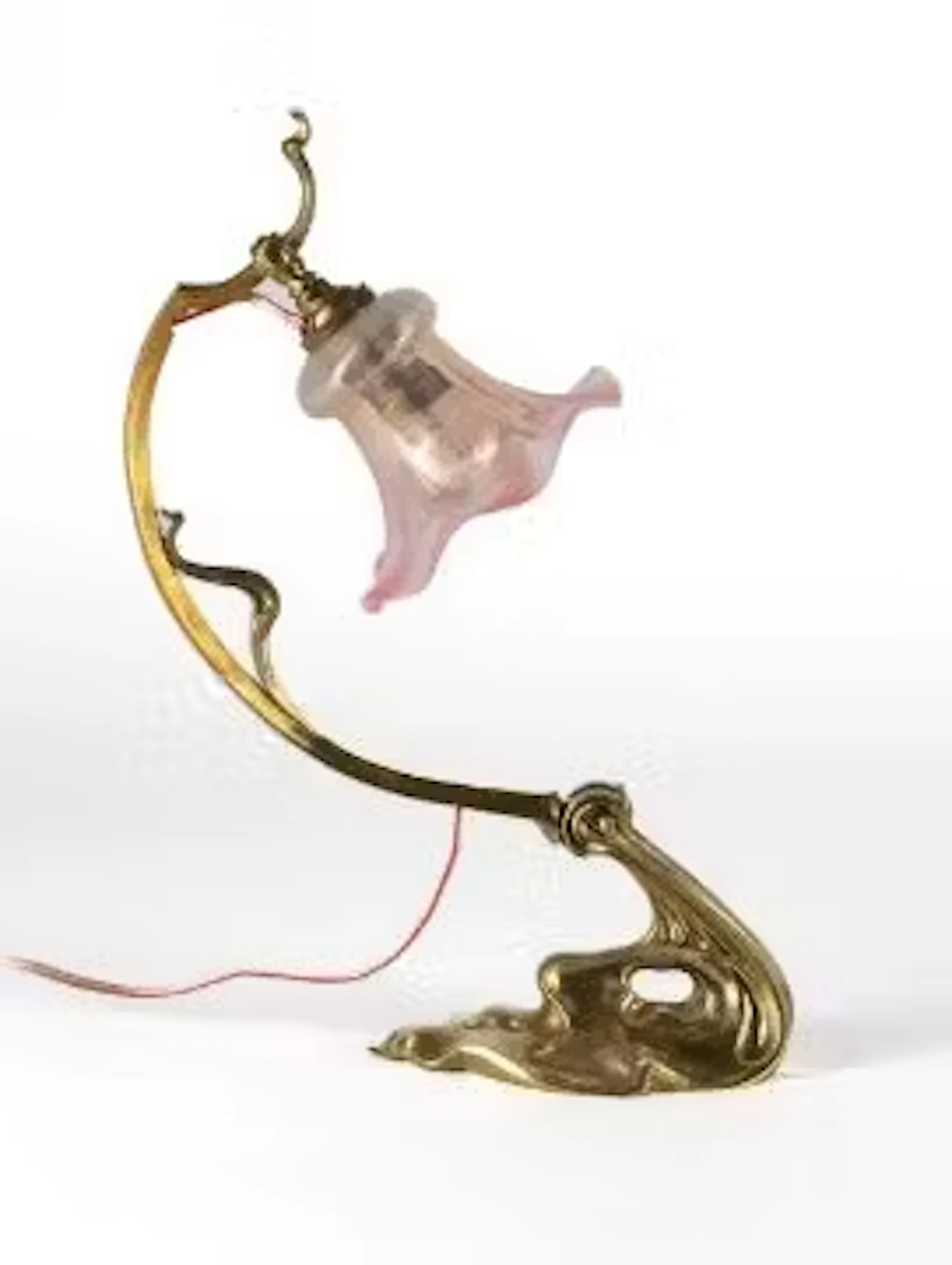 Jugendstil-Tischlampe, Frankreich, um 1900