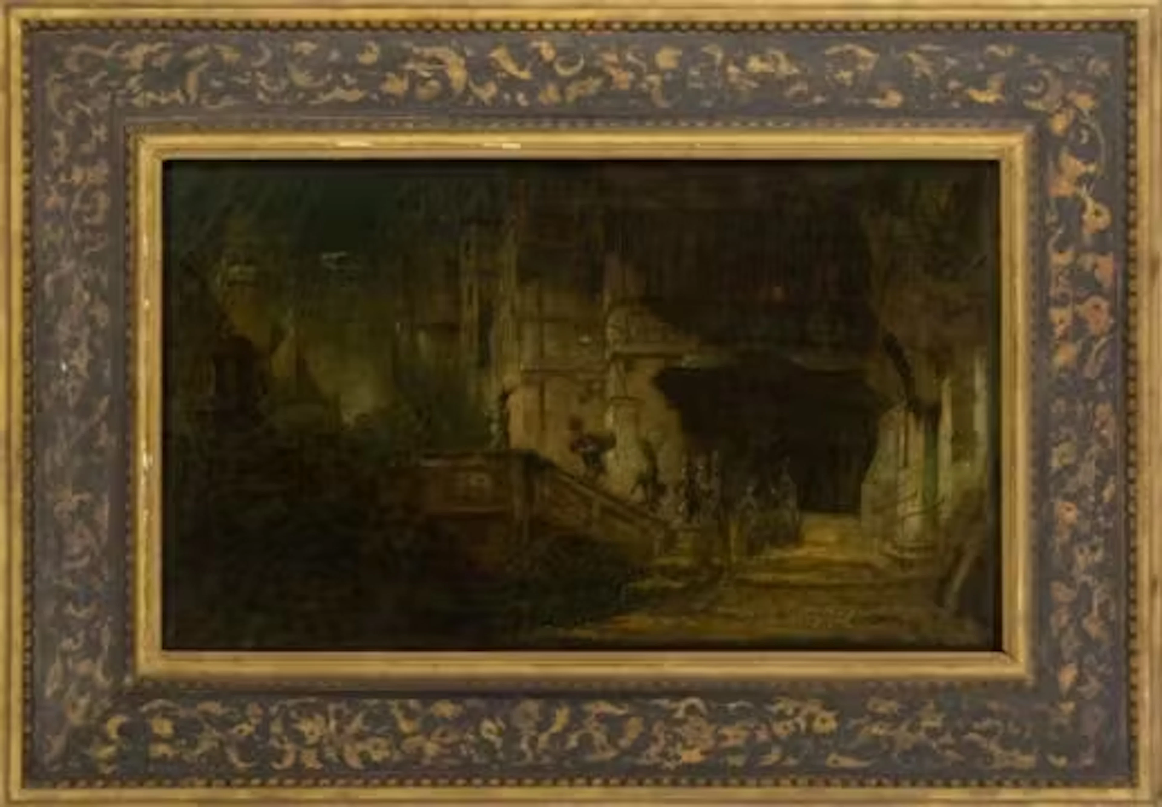 Spitzweg, Carl - Umkreis: Soldaten in einer Stadt bei Nacht