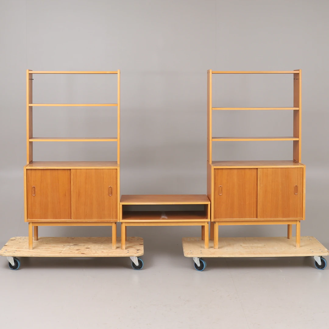 BOKHYLLA, teak, 1950/60-tal.