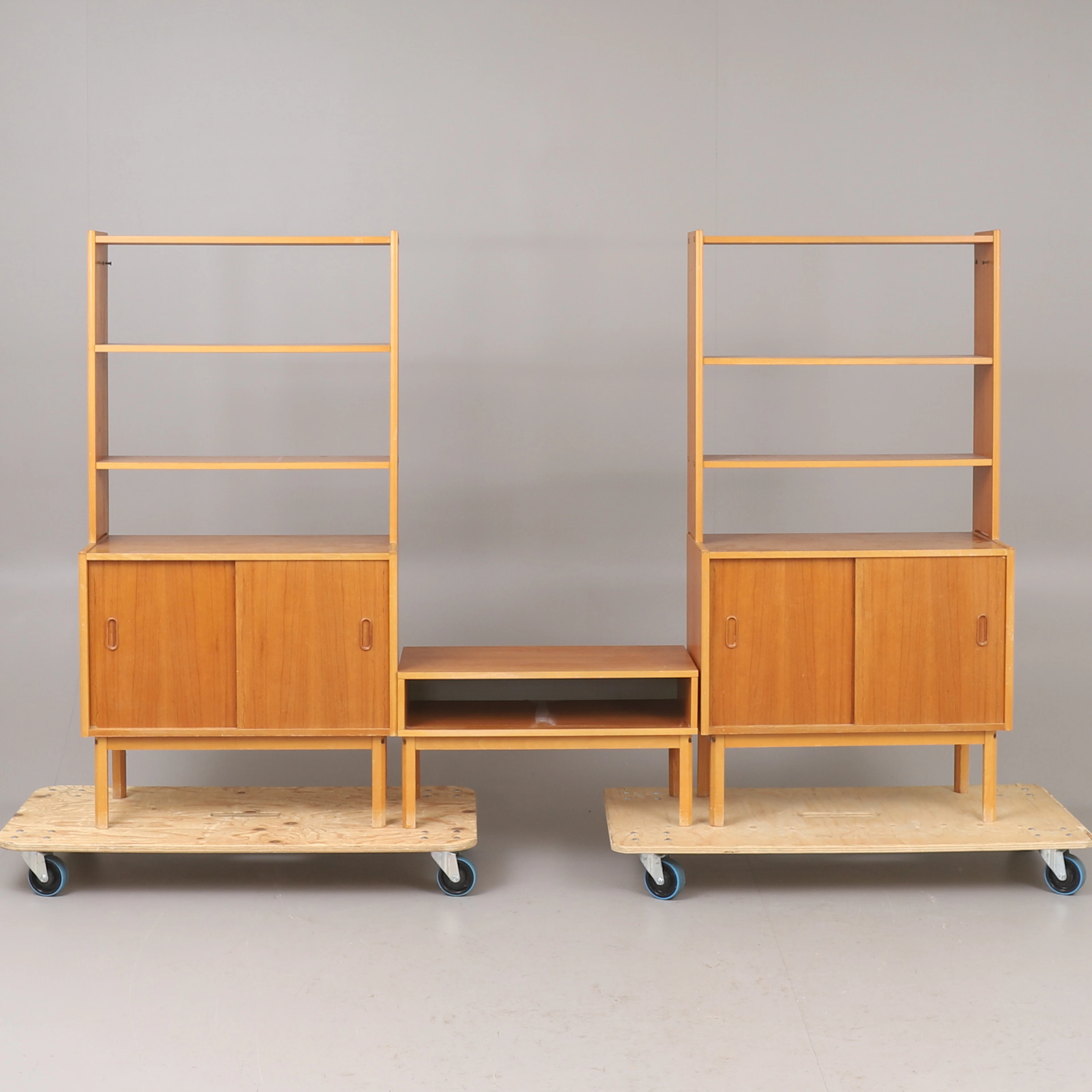 BOKHYLLA, teak, 1950/60-tal.