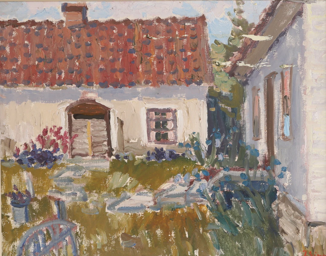 IMANTS SINKA. Olja på duk, signerad.