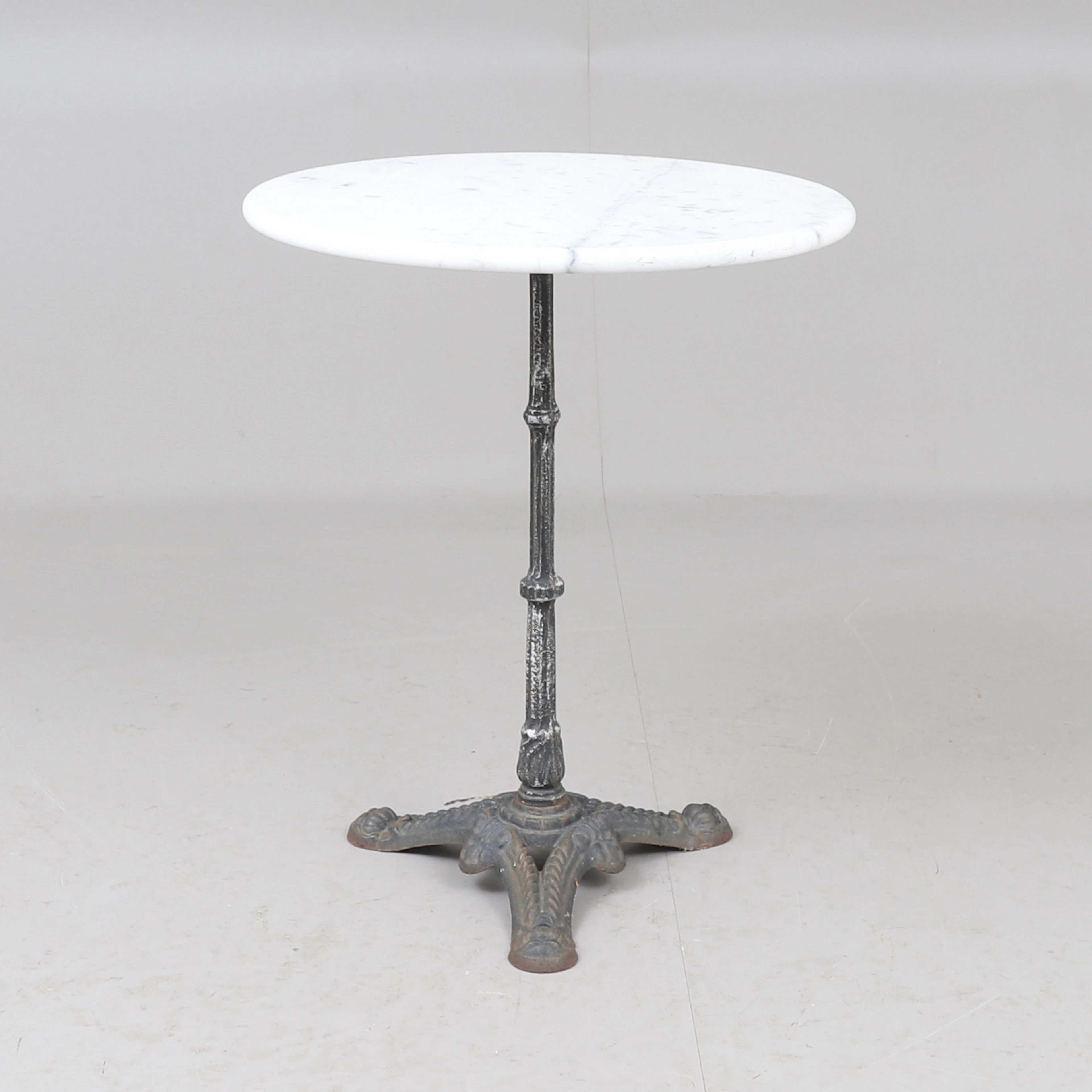TRÄDGÅRDSBORD, metall, stenskiva.